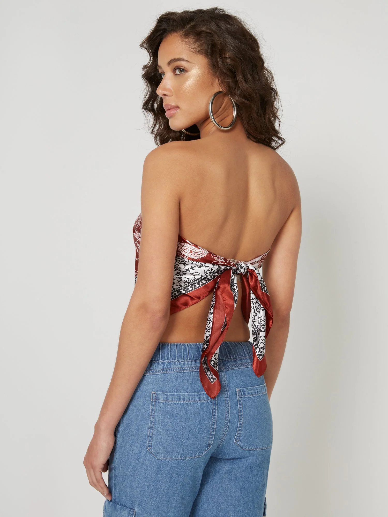Paisley Silky Multiwear Scarf - Image 8