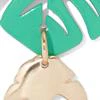 Palm Leaf Statement Drop Earring - Image 2
