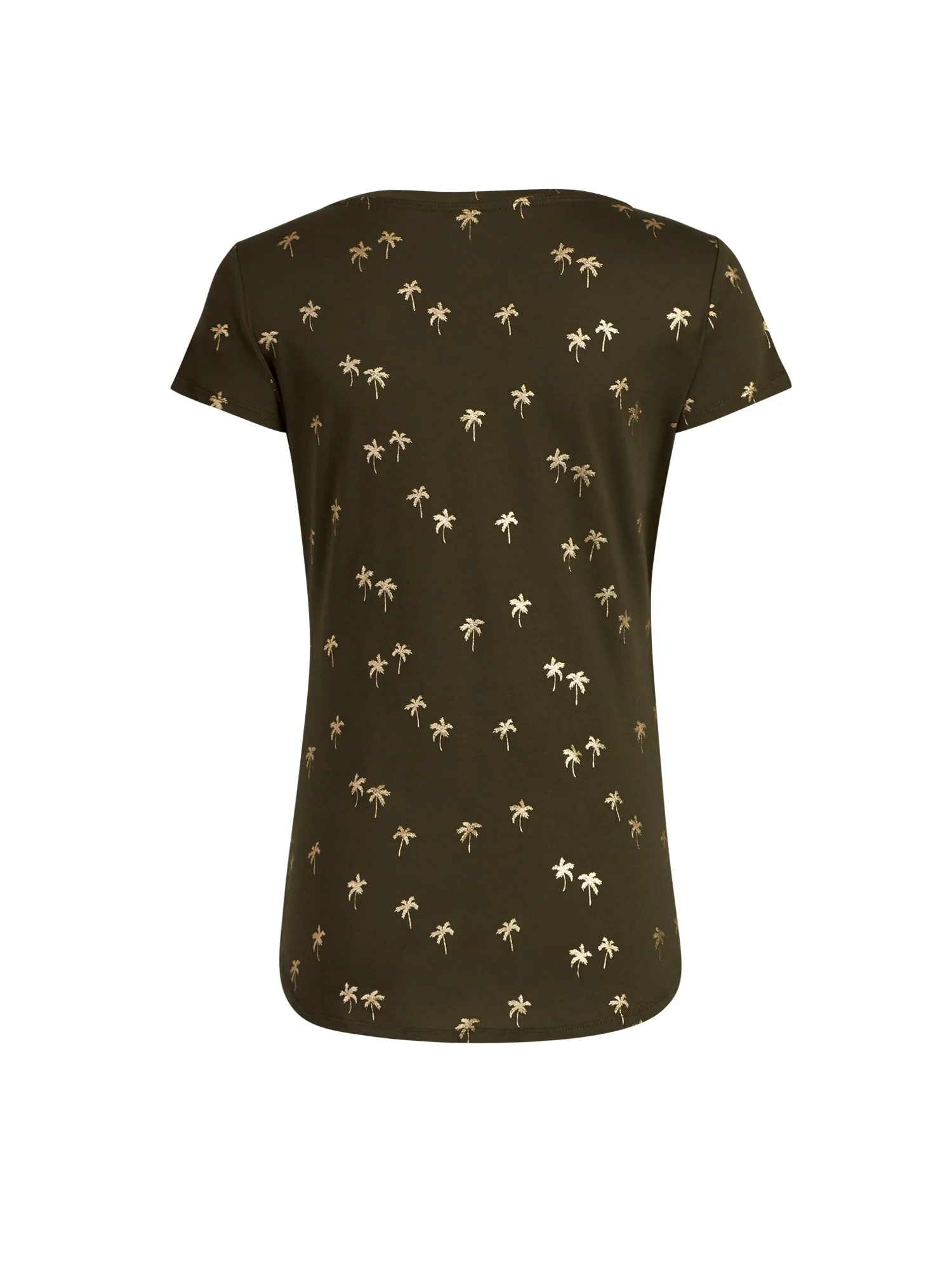 Palm-Print V-Neck Perfect Tee - Image 3
