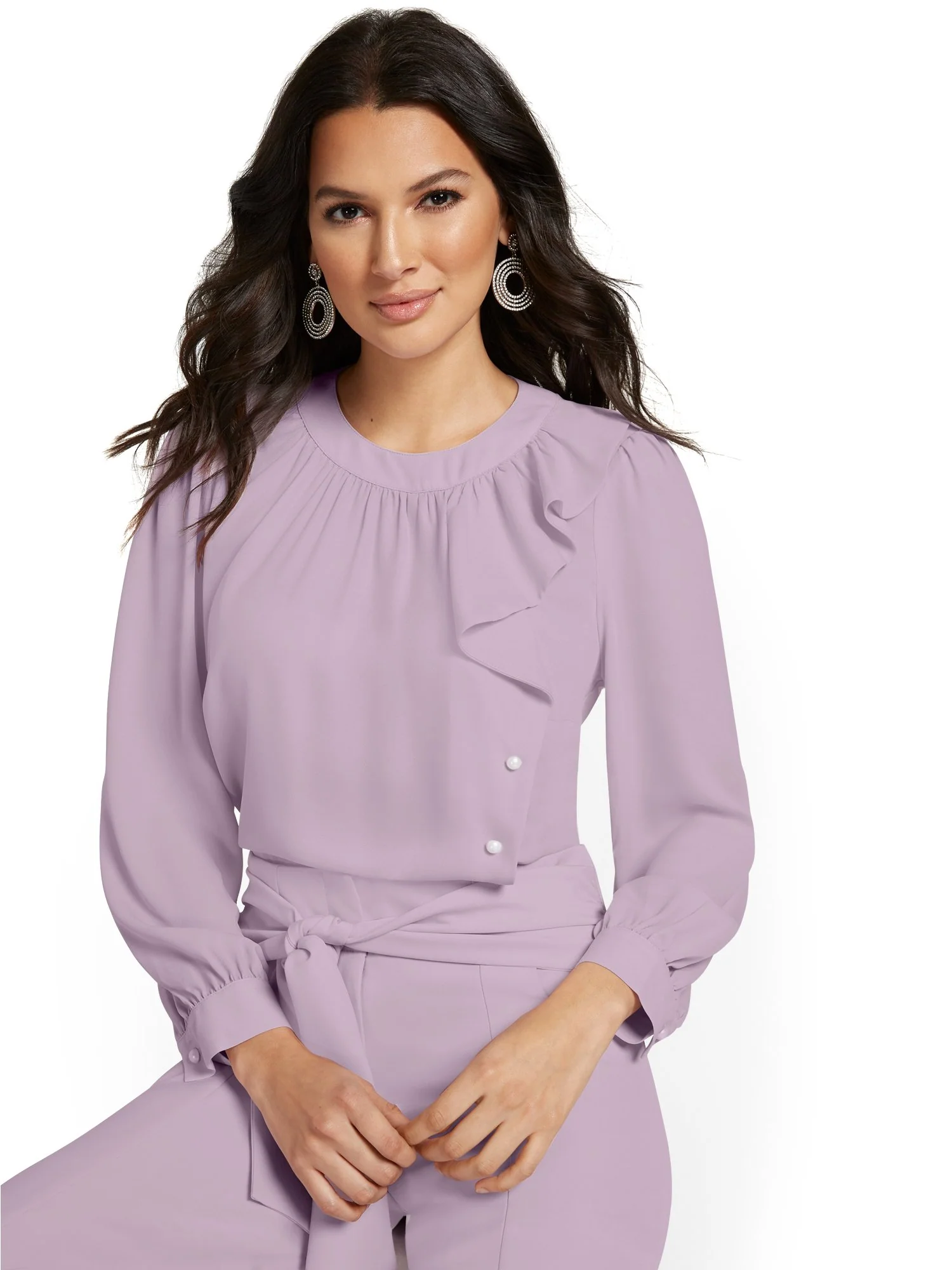 Pearl-Detail Blouse - Image 6