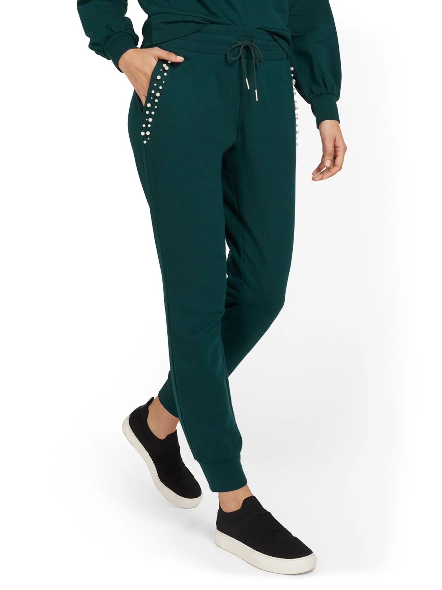 Pearl-Embellished Jogger Pant - Image 12