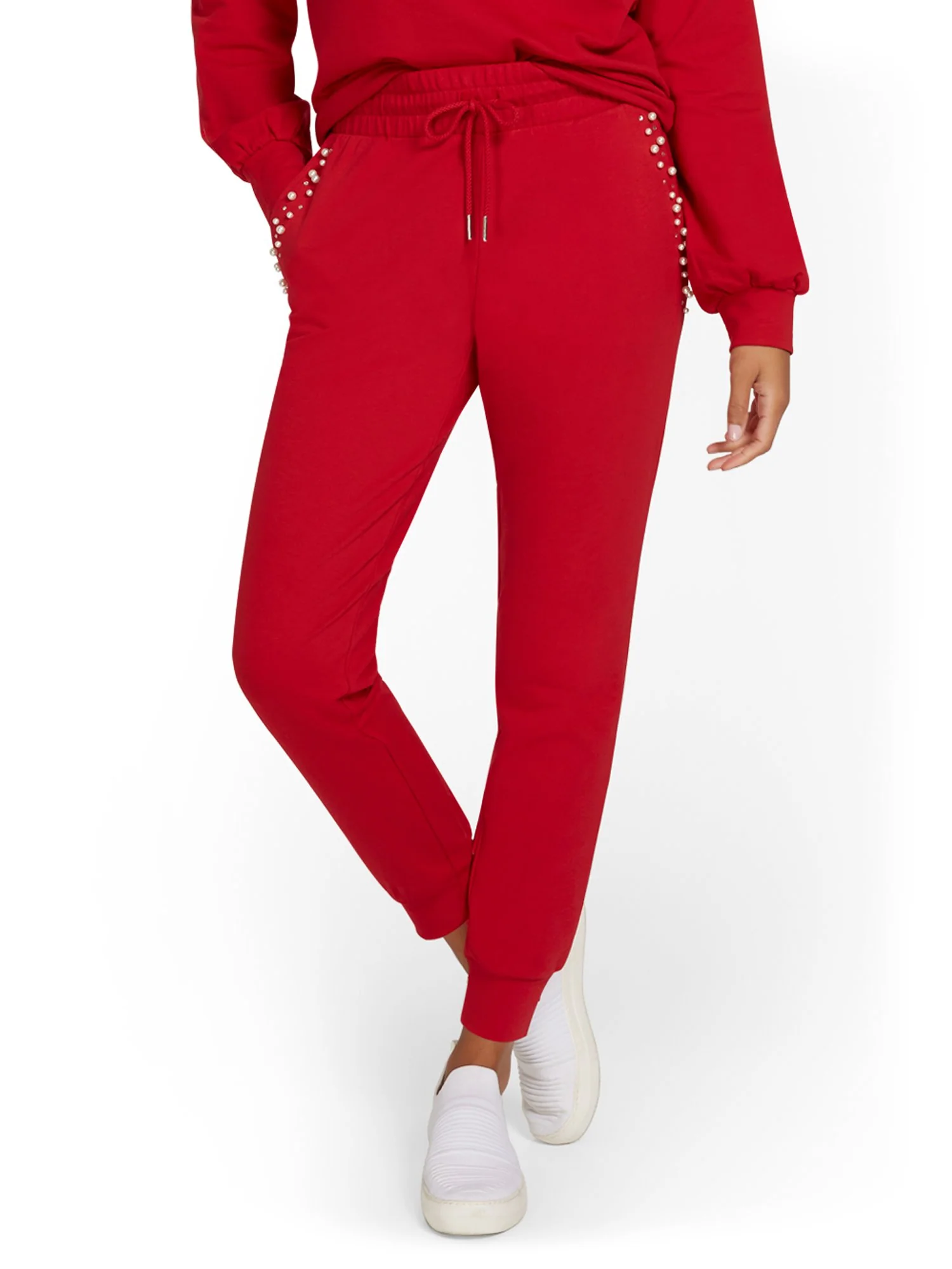 Pearl-Embellished Jogger Pant - Image 6