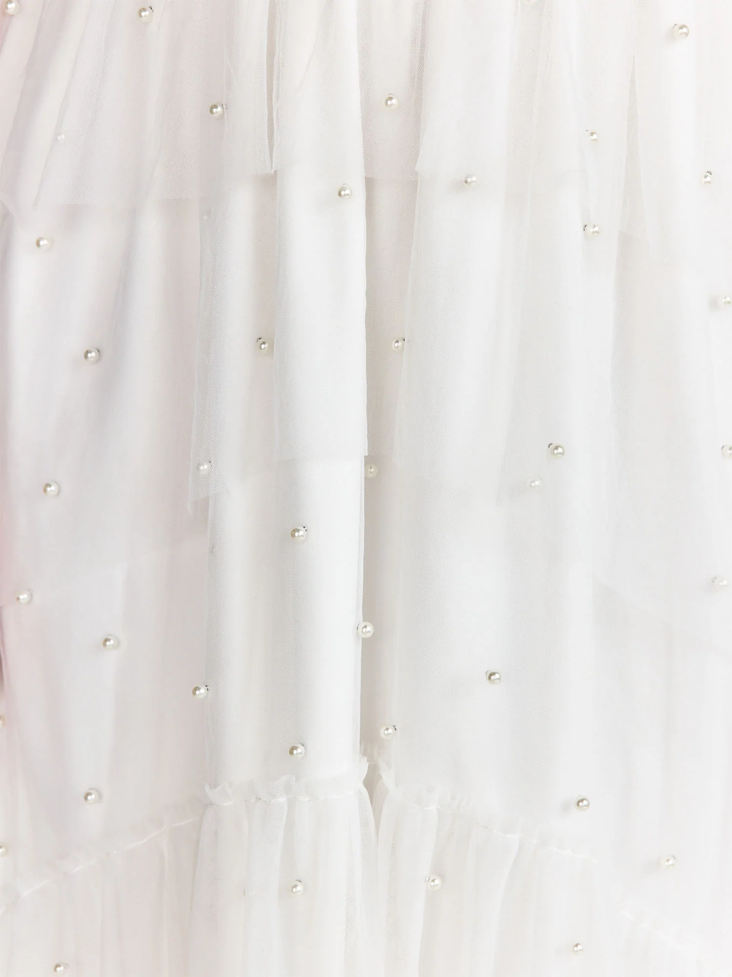 Pearl Mesh Hi-Low Skirt - Lena - Image 4