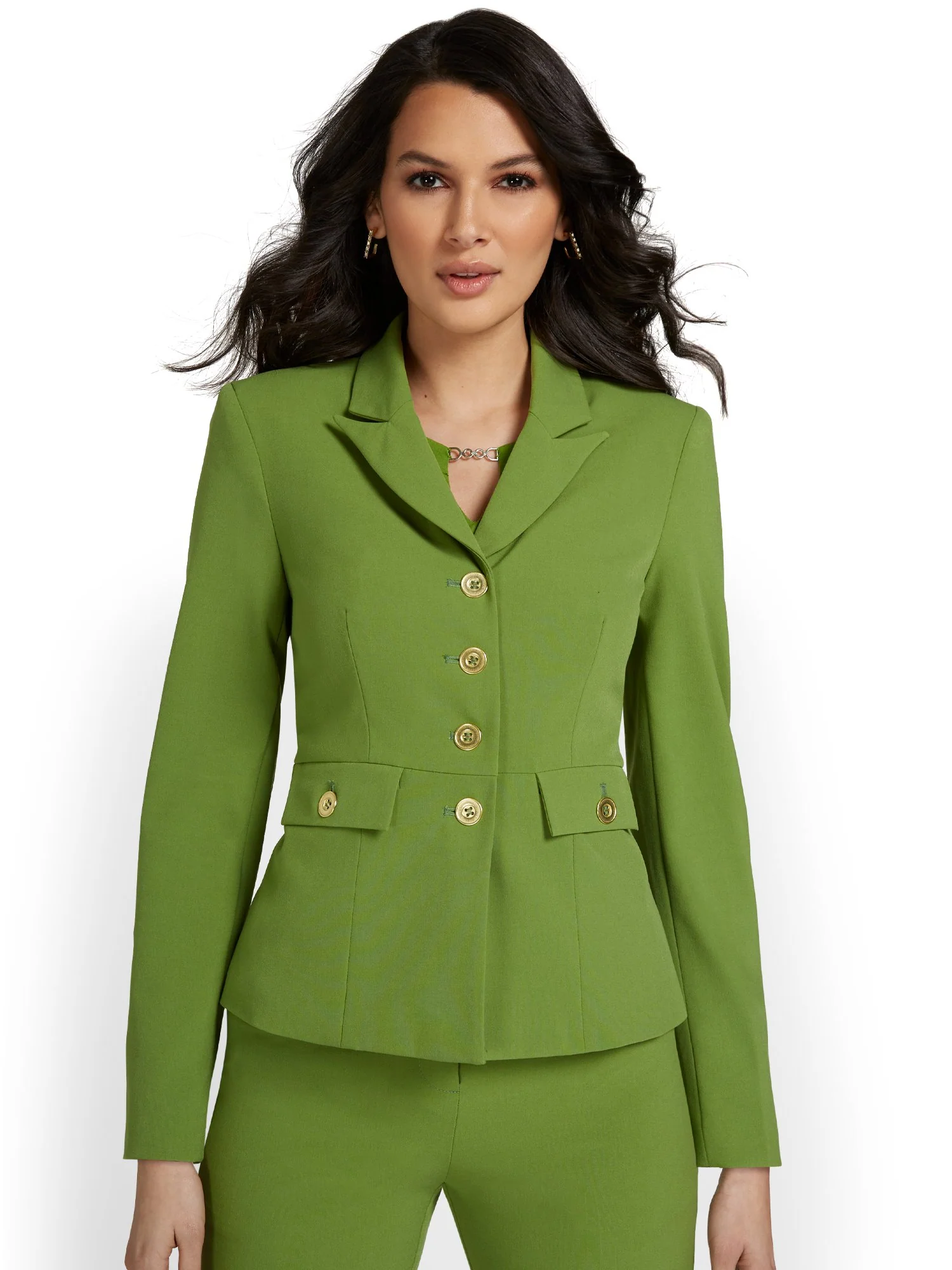 Peplum Tailored Jacket - Image 3