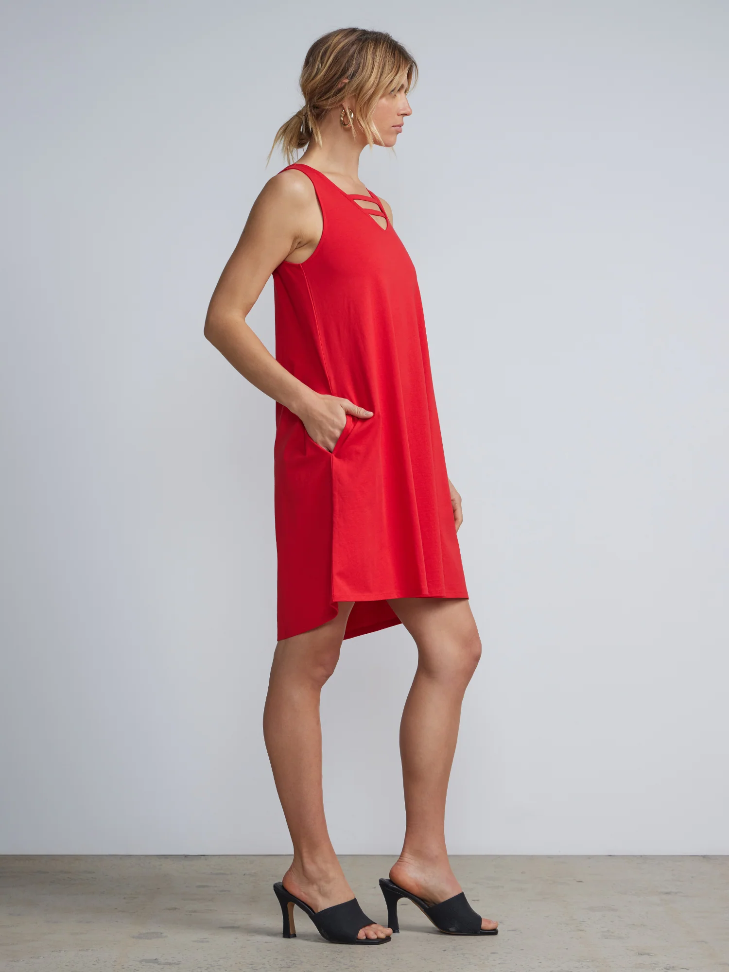 Perfect Latice T-shirt Dress - Image 7