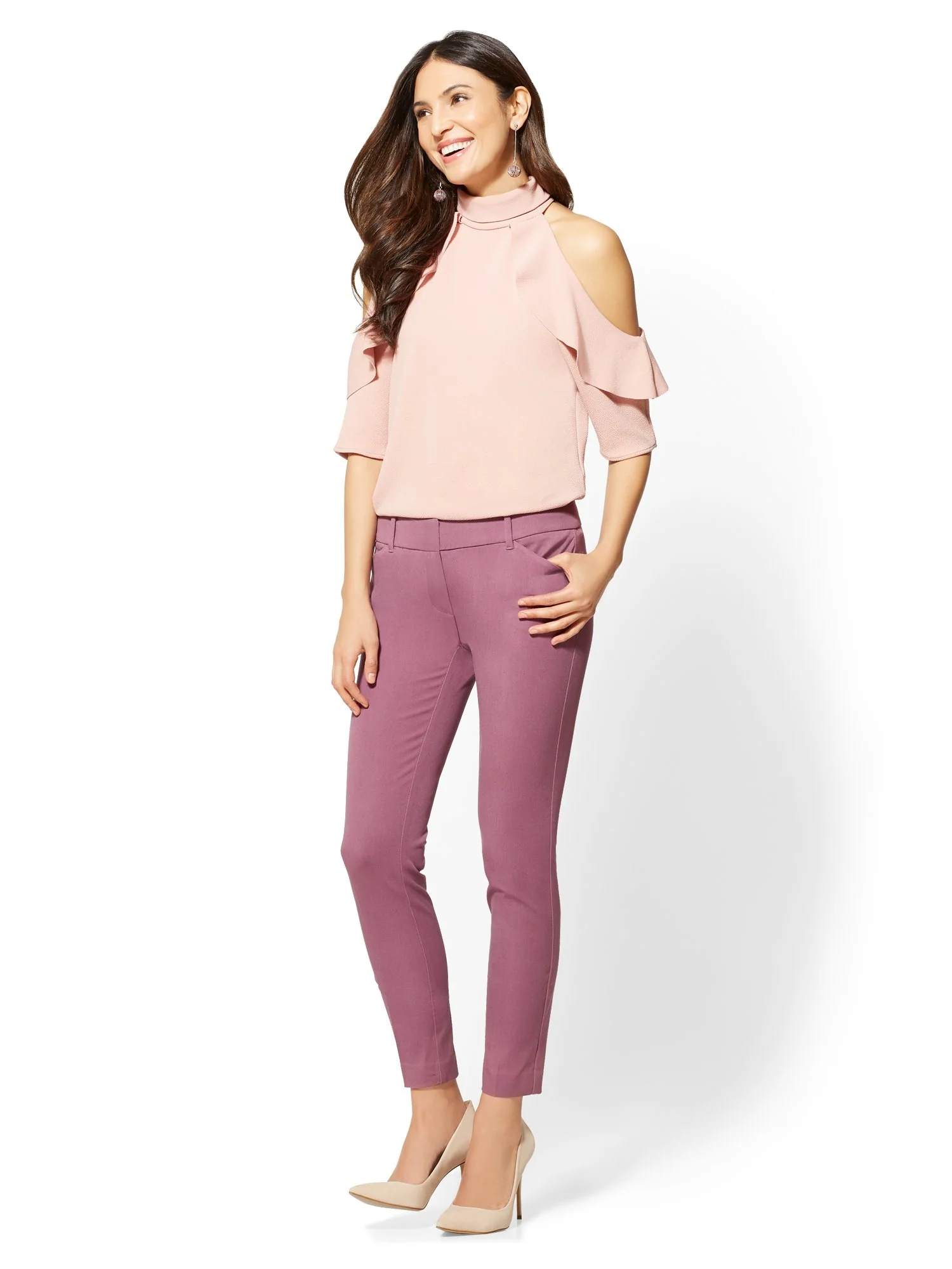 Petite Audrey Ankle Pant - Solid - Image 21