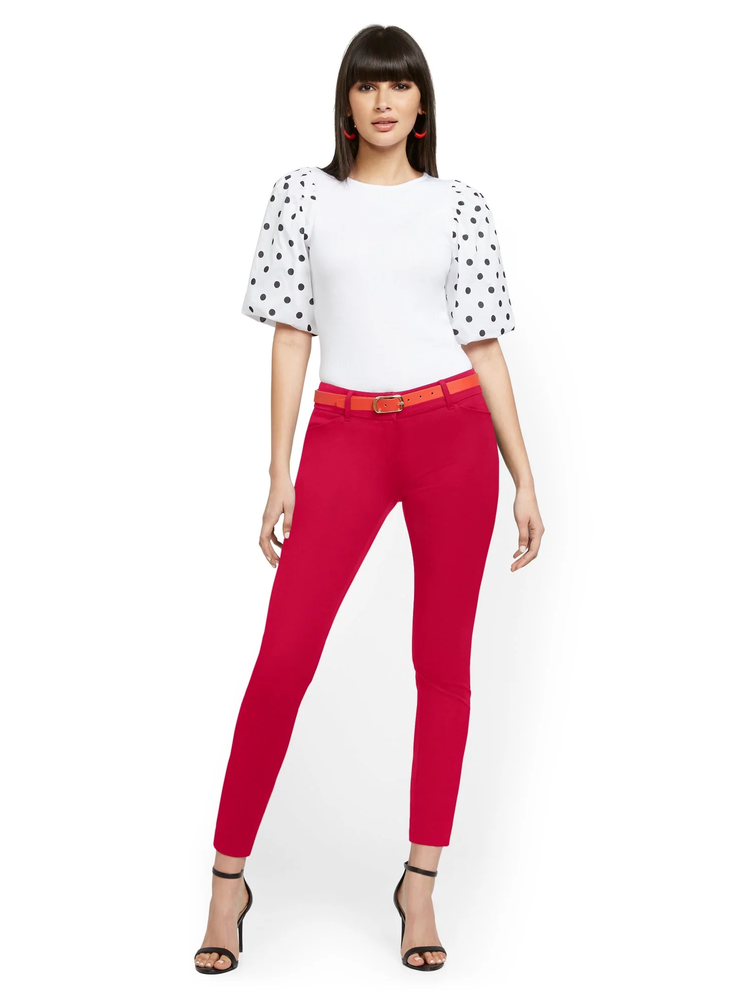 Petite Audrey Ankle Pant - Solid - Image 8