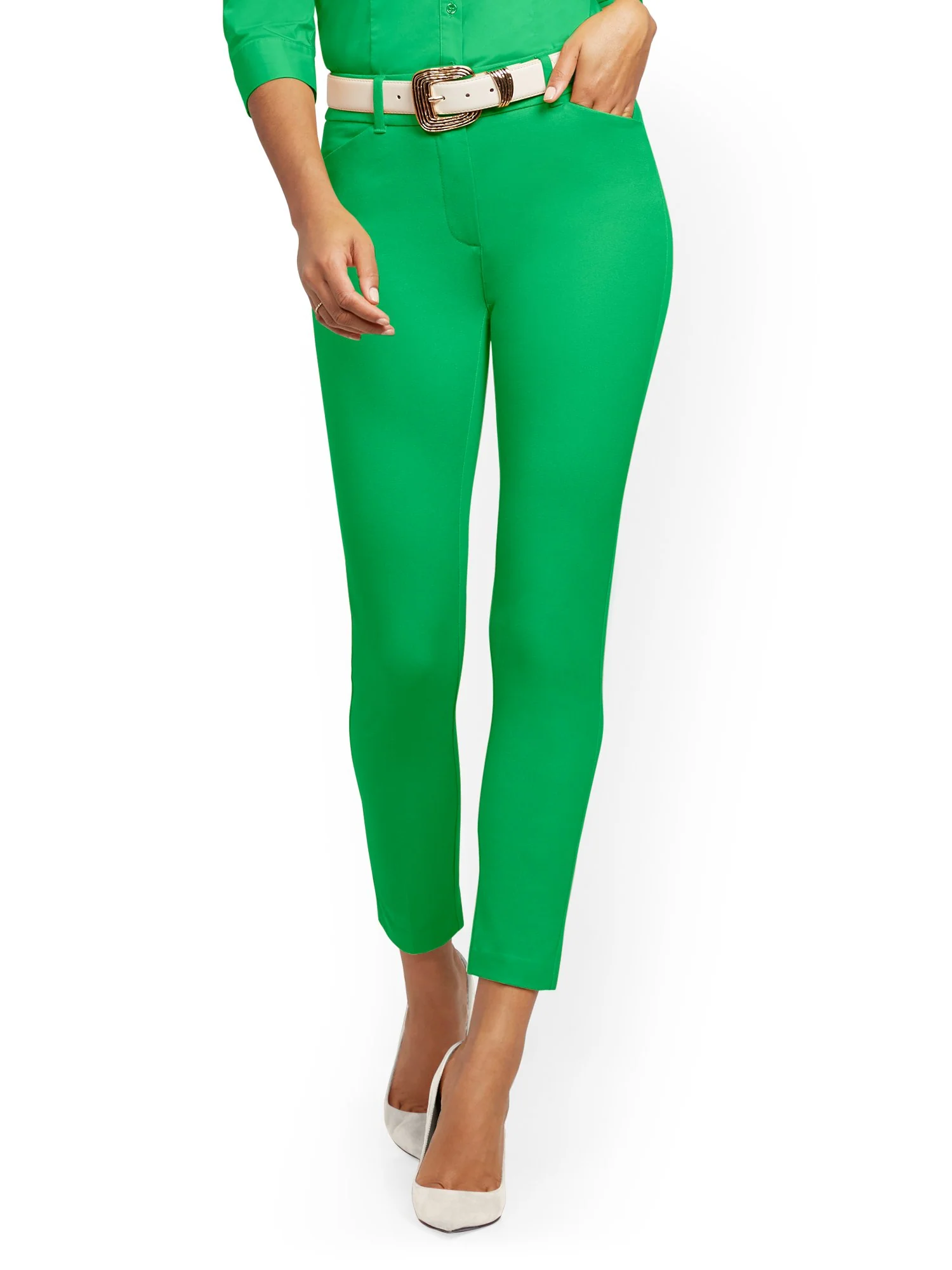 Petite Audrey High-Waisted Ankle Pant - Image 2