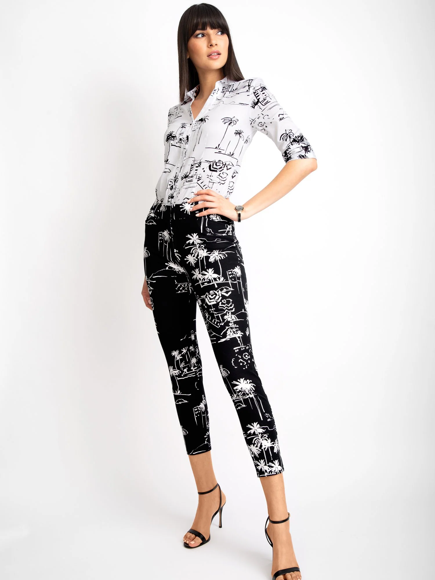Petite Audrey High-Waisted Ankle Pant