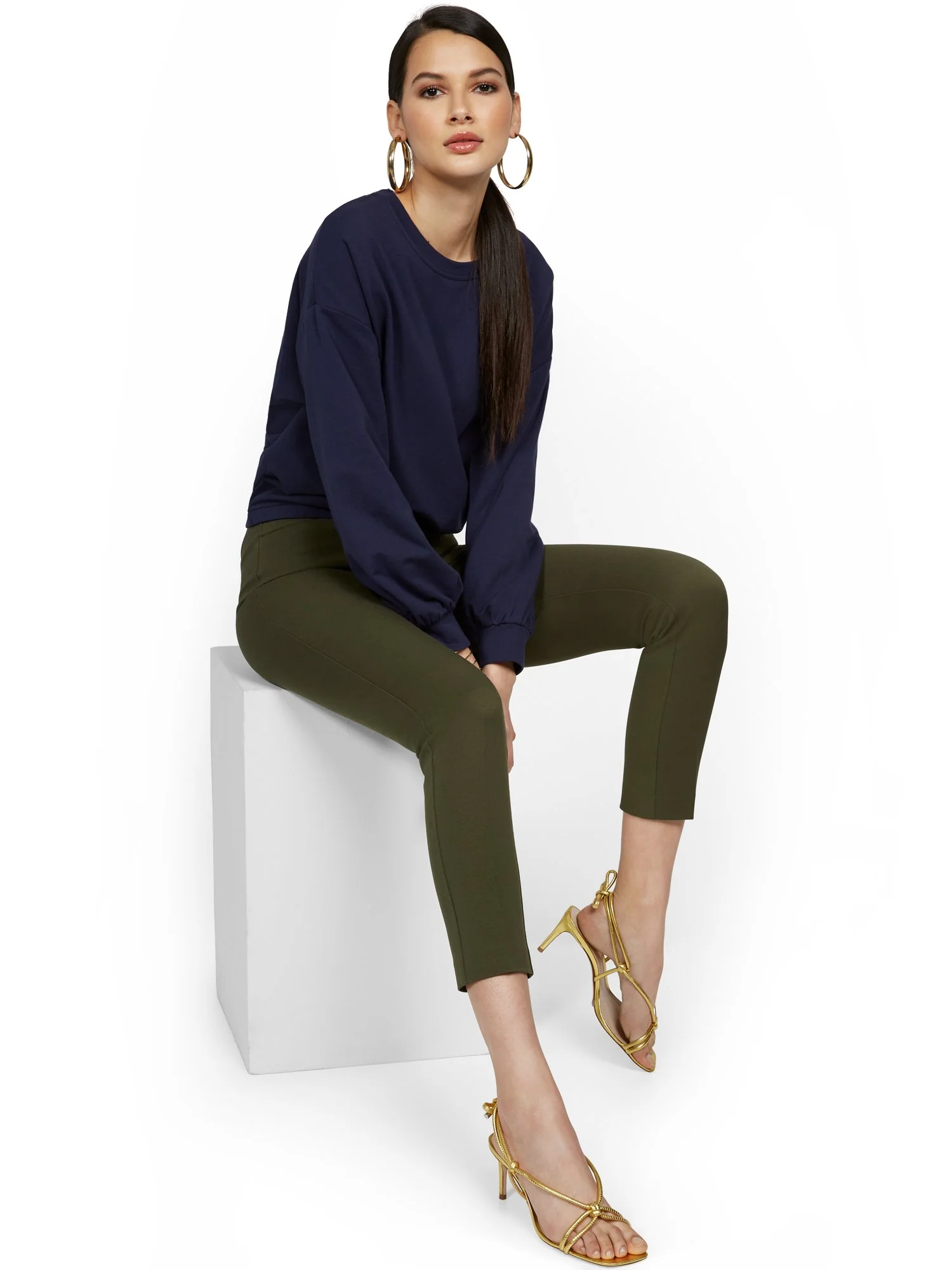 Petite Audrey High-Waisted Ankle Pant - Image 15