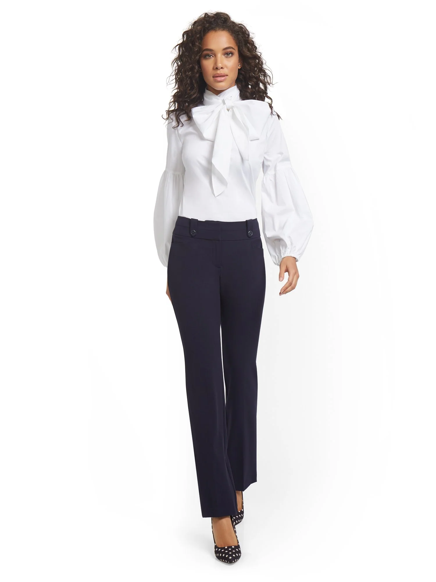Petite Barely Bootcut Pant - Mid-Rise - Essential Stretch - 7th Avenue - Image 19