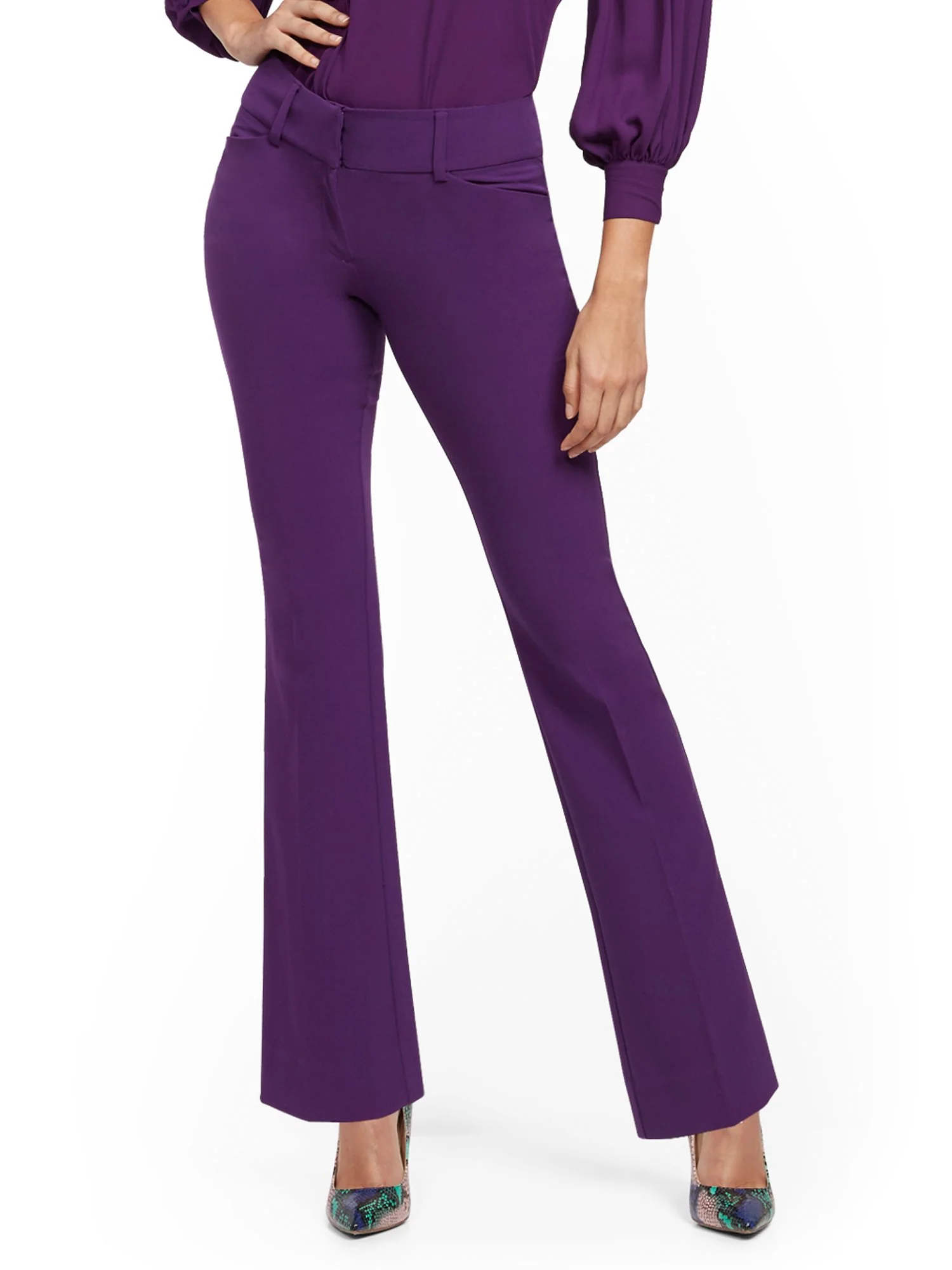 Petite Barely Bootcut Pant - Mid Rise - Essential Stretch - 7th Avenue - Image 14