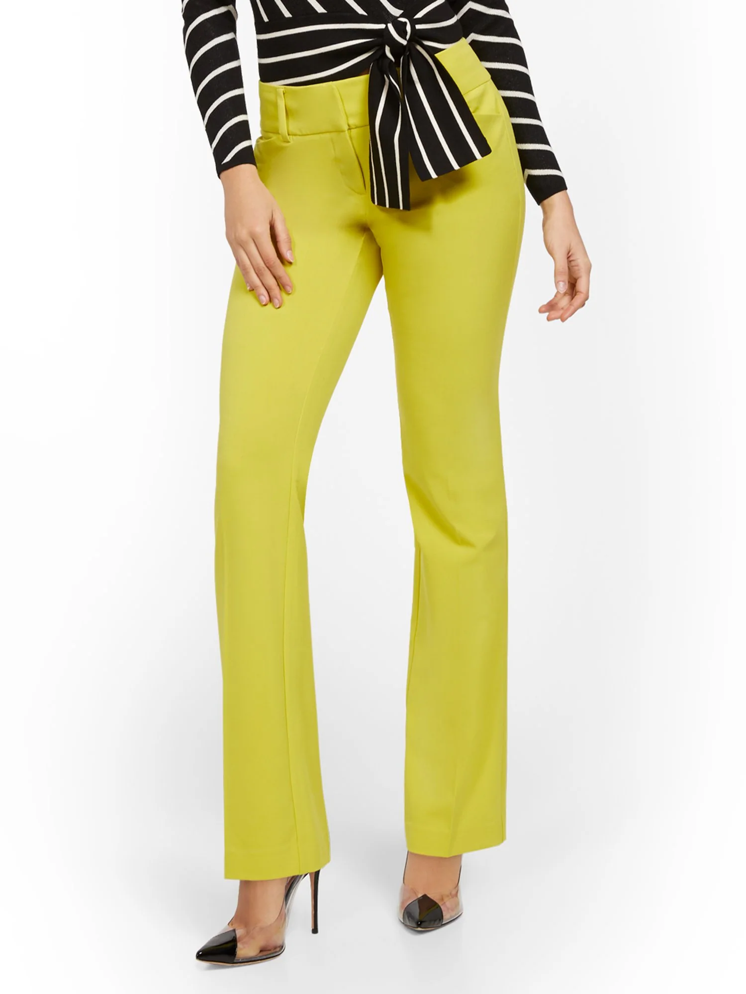 Petite Barely Bootcut Pant - Mid Rise - Essential Stretch - 7th Avenue - Image 34