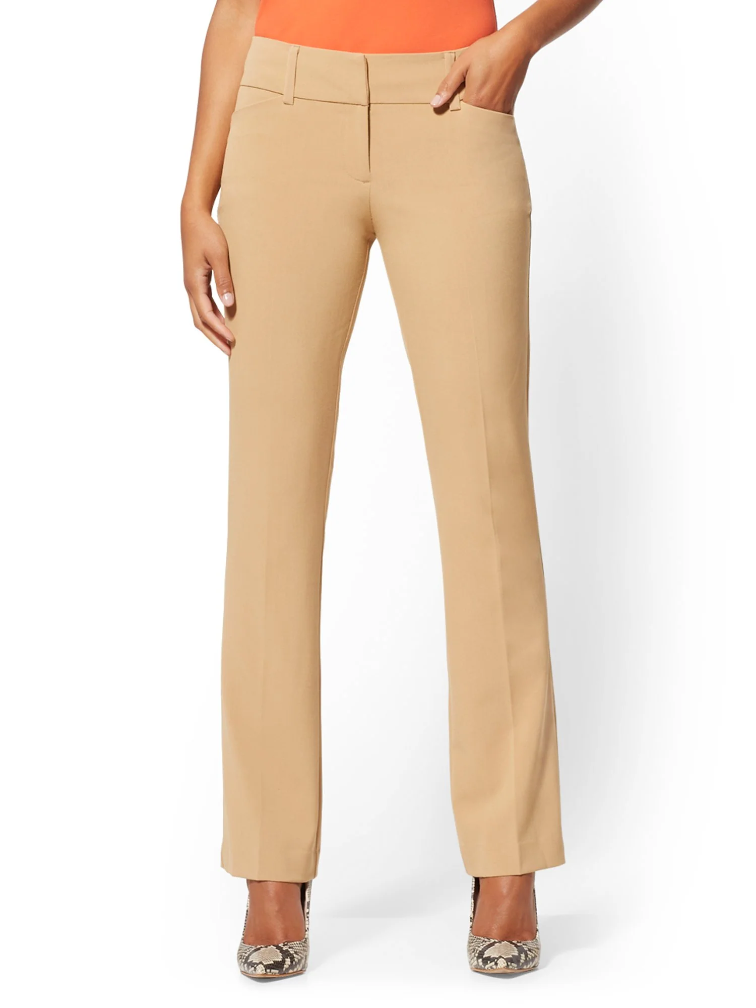 Petite Barely Bootcut Pant - Mid Rise - Essential Stretch - 7th Avenue - Image 38