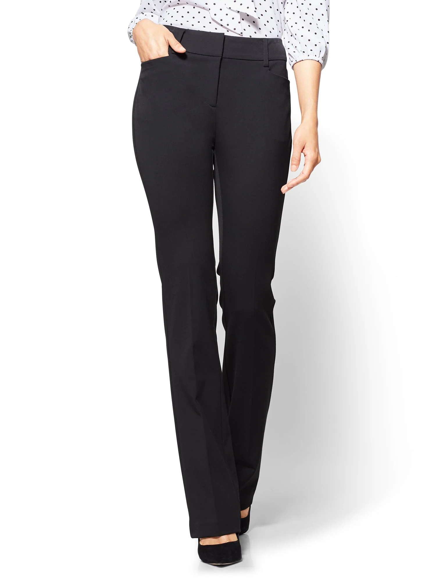 Petite Bootcut Pant - Mid Rise - SuperStretch - 7th Avenue