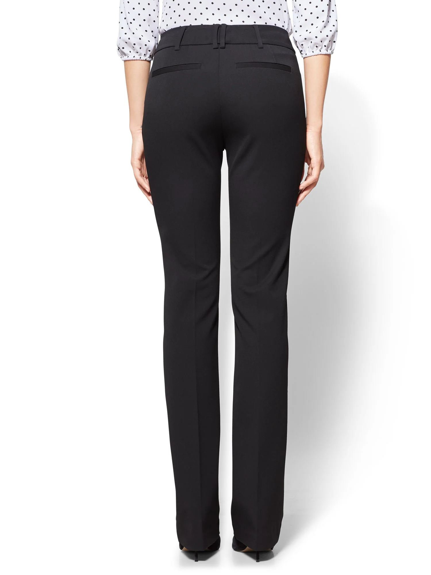 Petite Bootcut Pant - Mid Rise - SuperStretch - 7th Avenue - Image 3