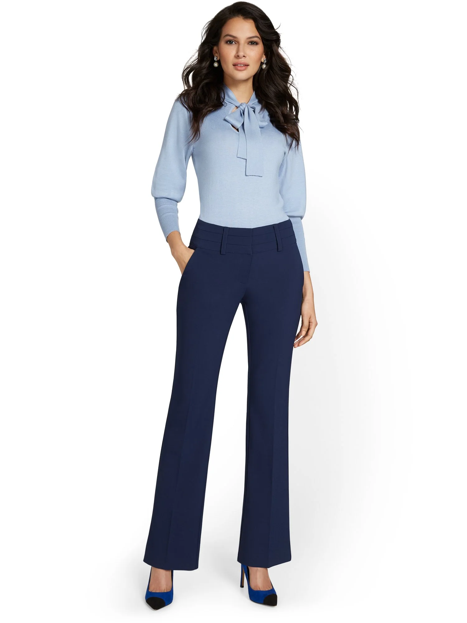 Petite Bootcut Pant - Premium Stretch - Image 16
