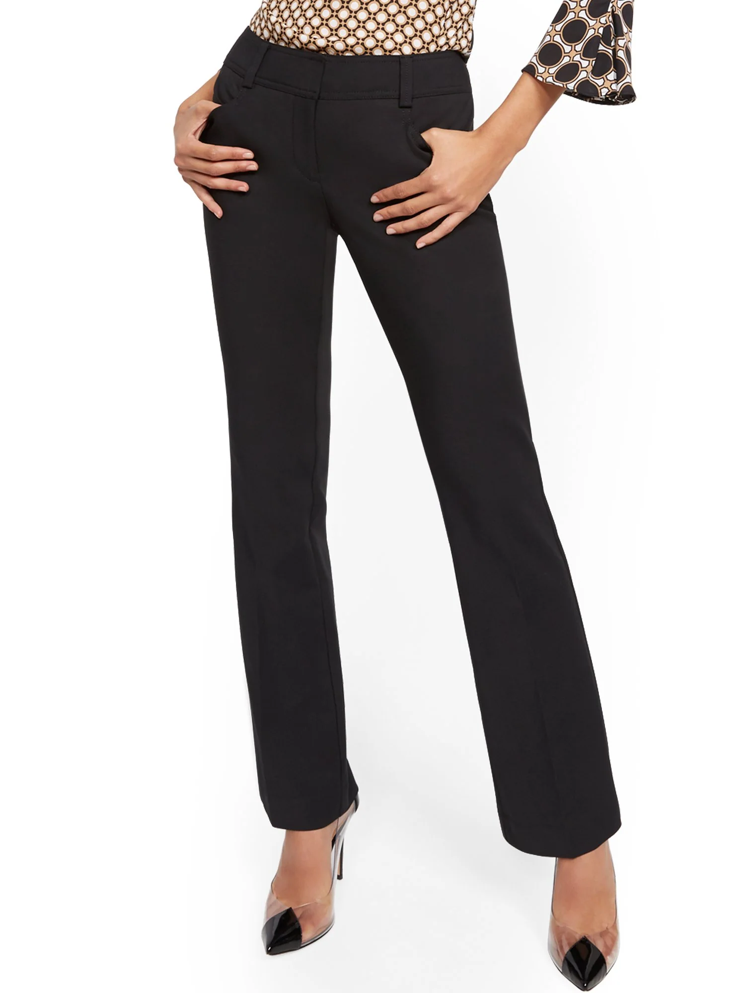 Petite Bootcut Pant - Signature - All-Season Stretch - 7th Avenue