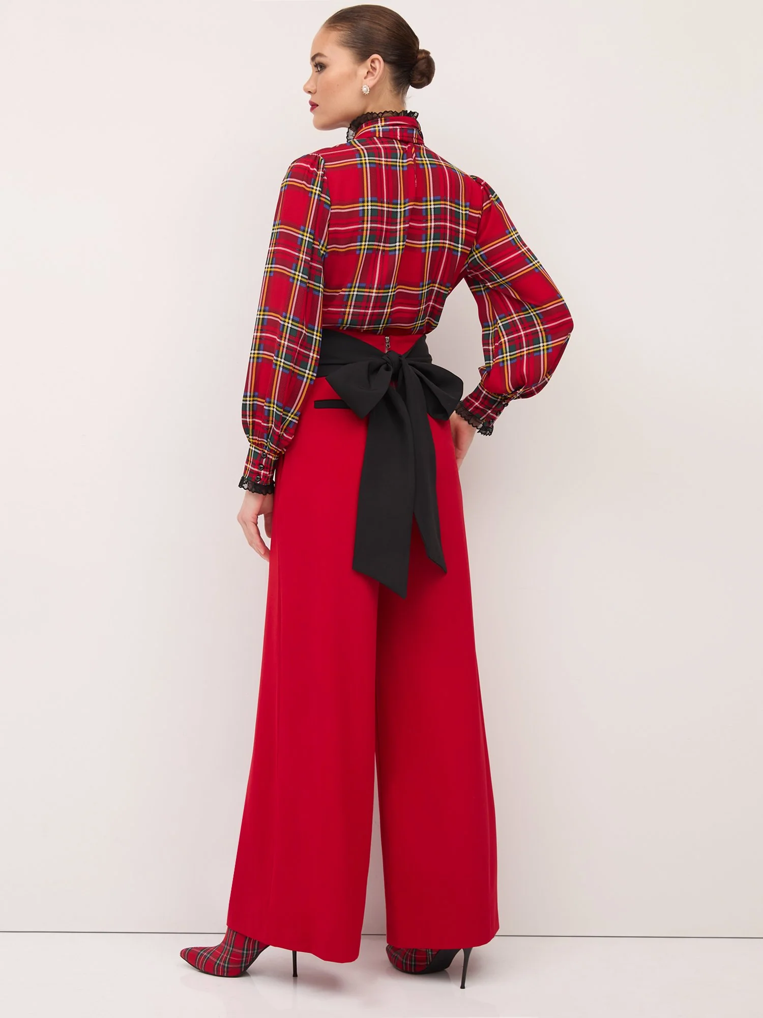 Petite Bow-Back Wide-Leg Pant - Image 3