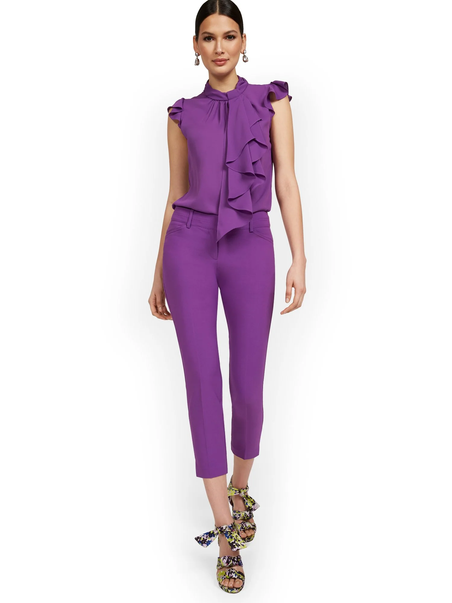 Petite Capri Pant - Essential Stretch - 7th Avenue - Image 18