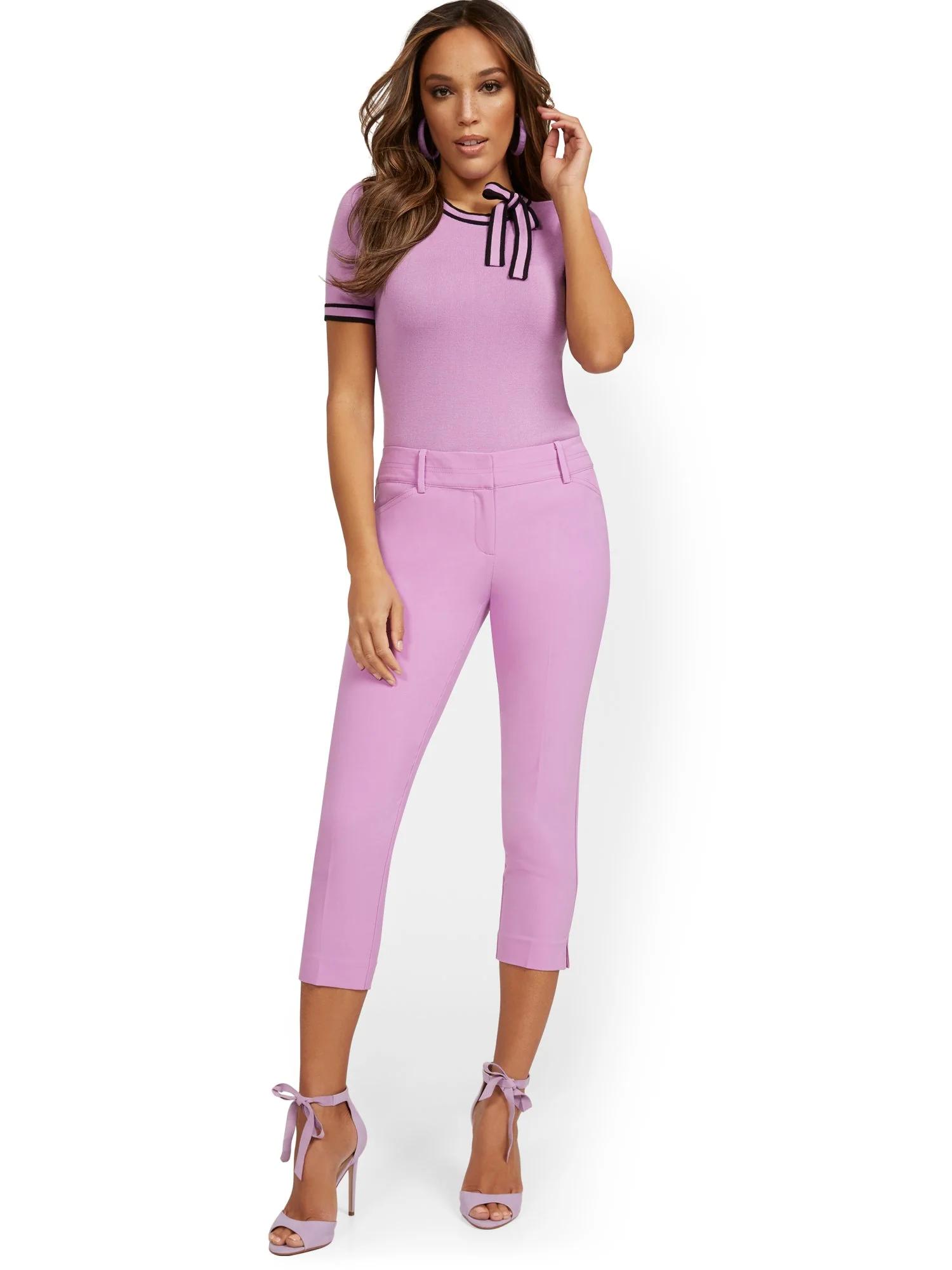 Petite Capri Pant - Essential Stretch - 7th Avenue - Image 25