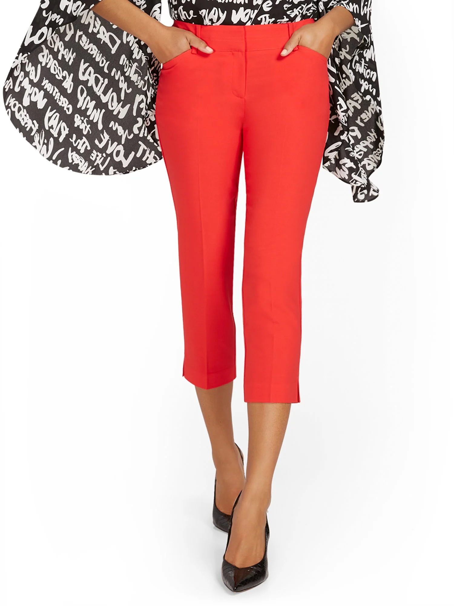 Petite Capri Pant - Essential Stretch - 7th Avenue - Image 28