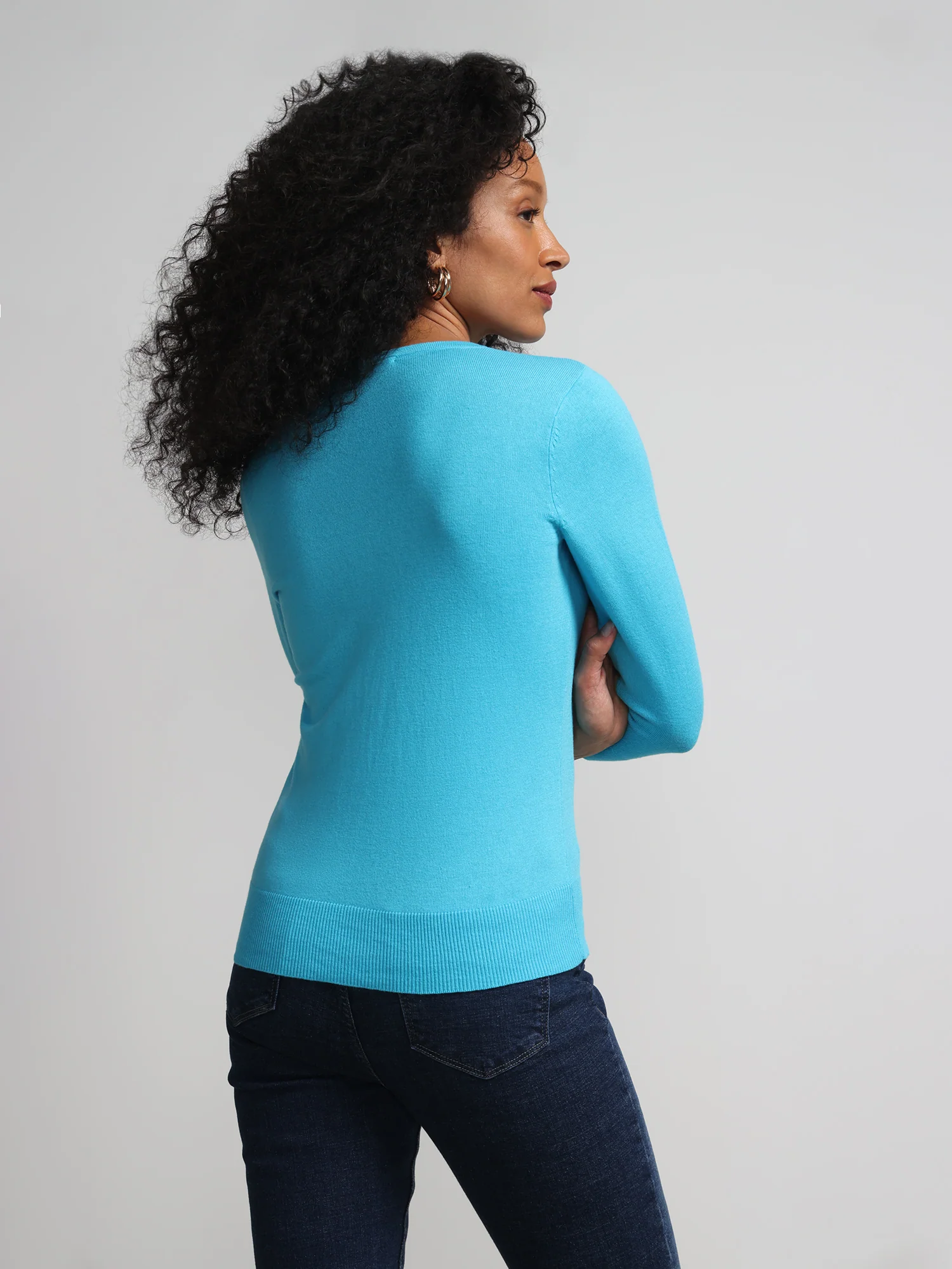 Petite Chelsea Crewneck Cardigan - Image 37