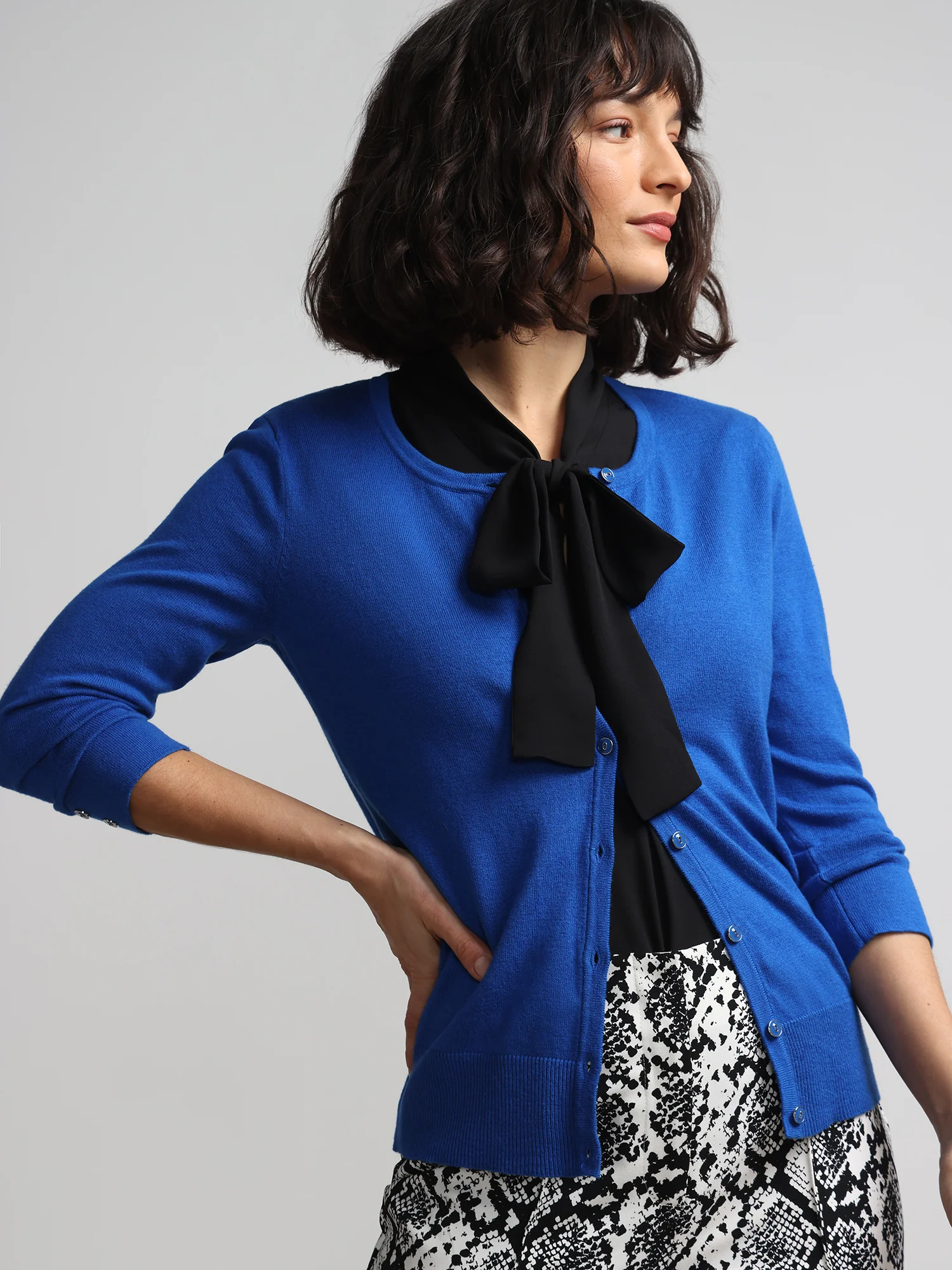 Petite Chelsea Crewneck Cardigan - Image 39