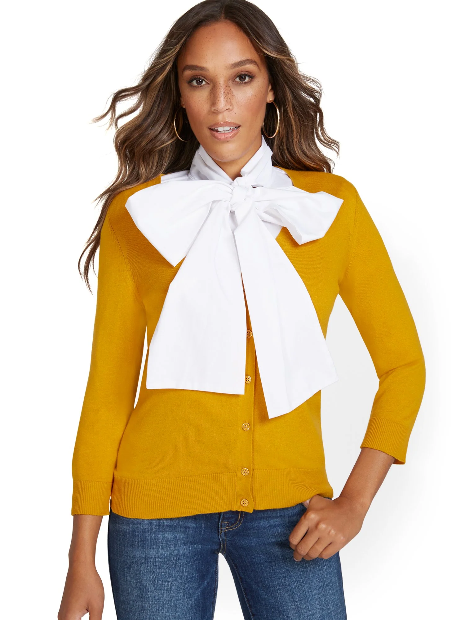 Petite Chelsea V-Neck Cardigan - Image 13