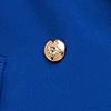 Petite Double-Breasted Crest-Button Blazer - Essential Stretch - Image 3