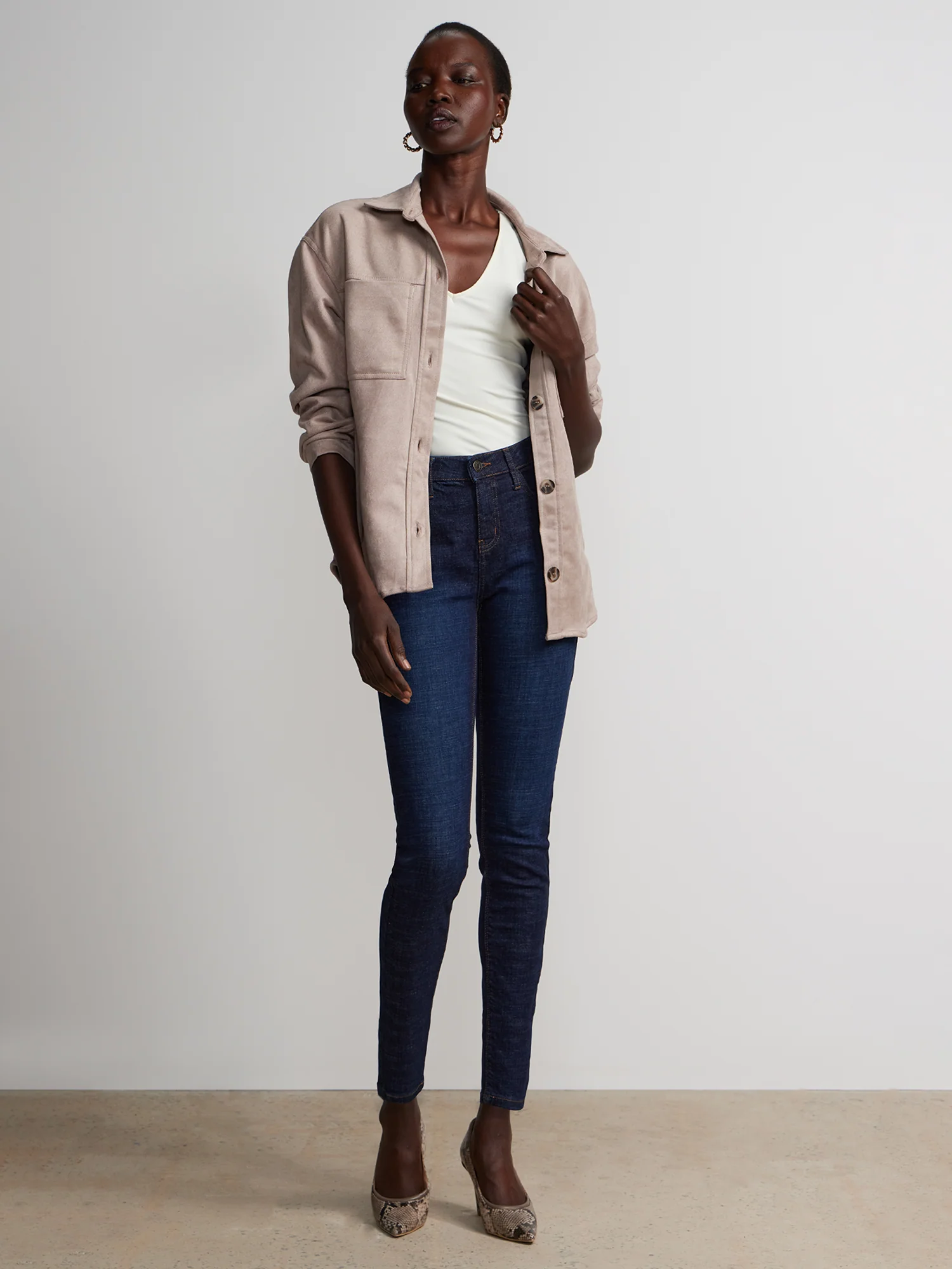 Petite Essential Mid Rise Skinny Ankle Jeans - Image 4