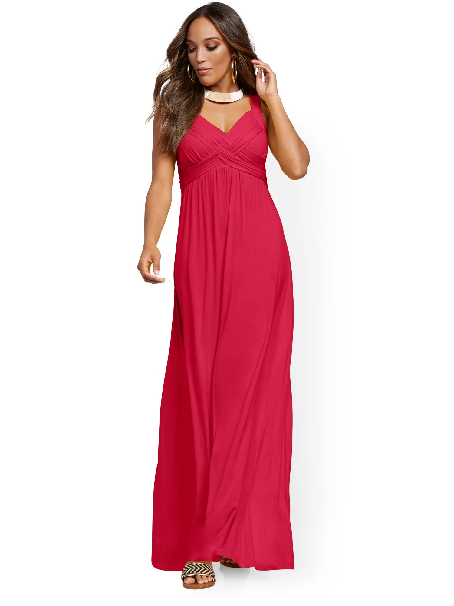 Petite Goddess Maxi Dress - Image 6
