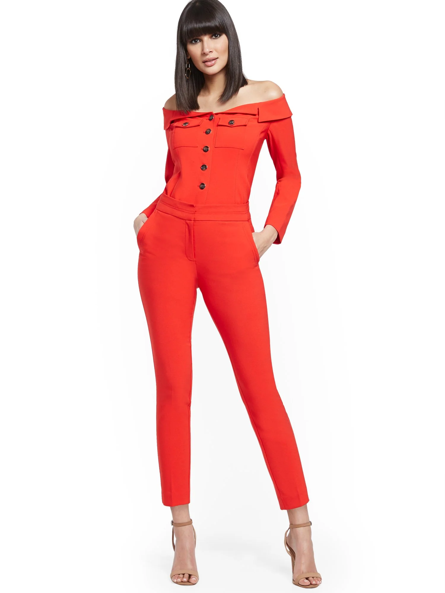 Petite High-Waisted Ankle Pant - Two-Way Stretch - 7th Avenue - Image 4