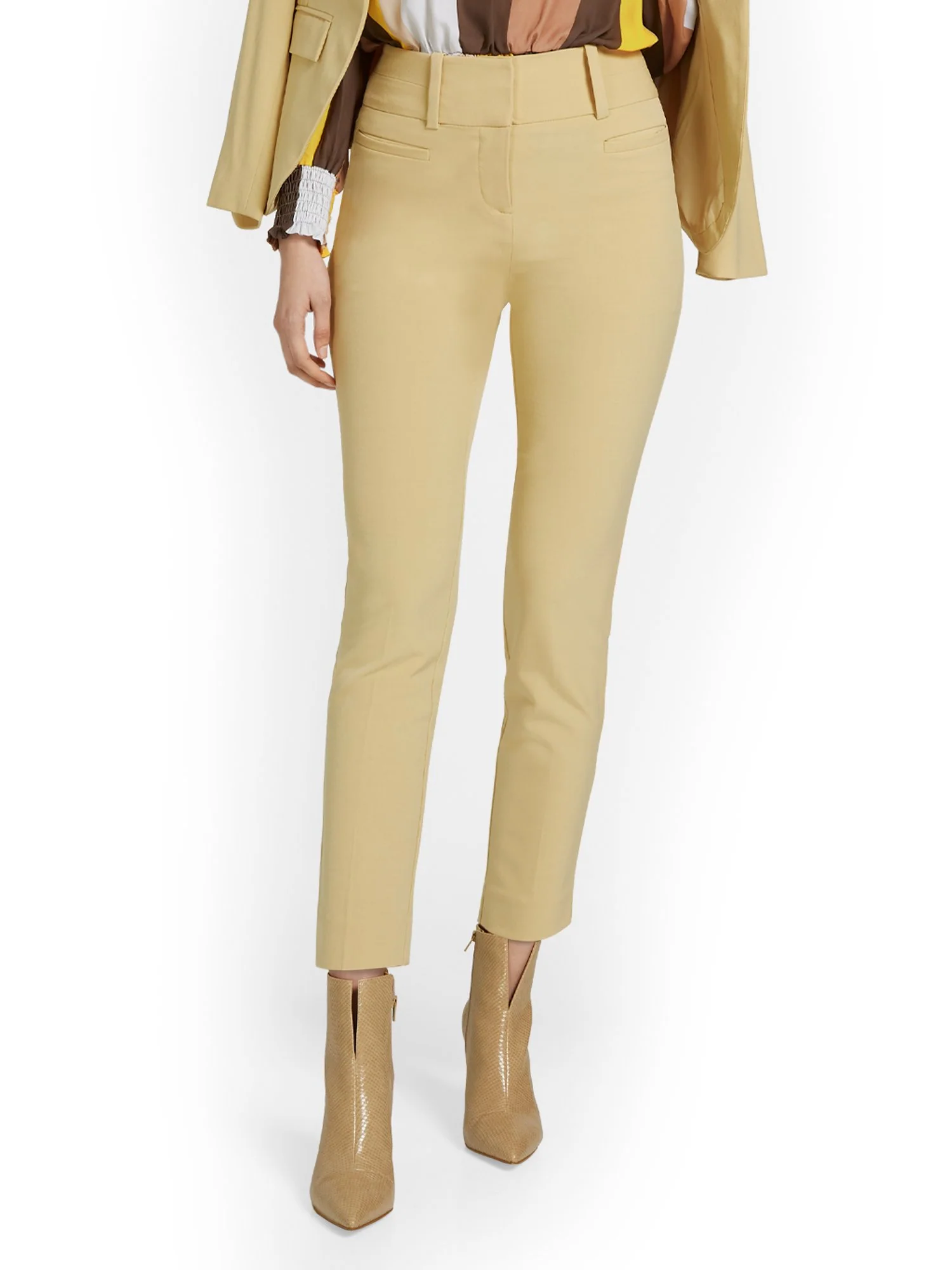 Petite High-Waisted Modern Fit Ankle Pant - Essential Stretch - Image 11