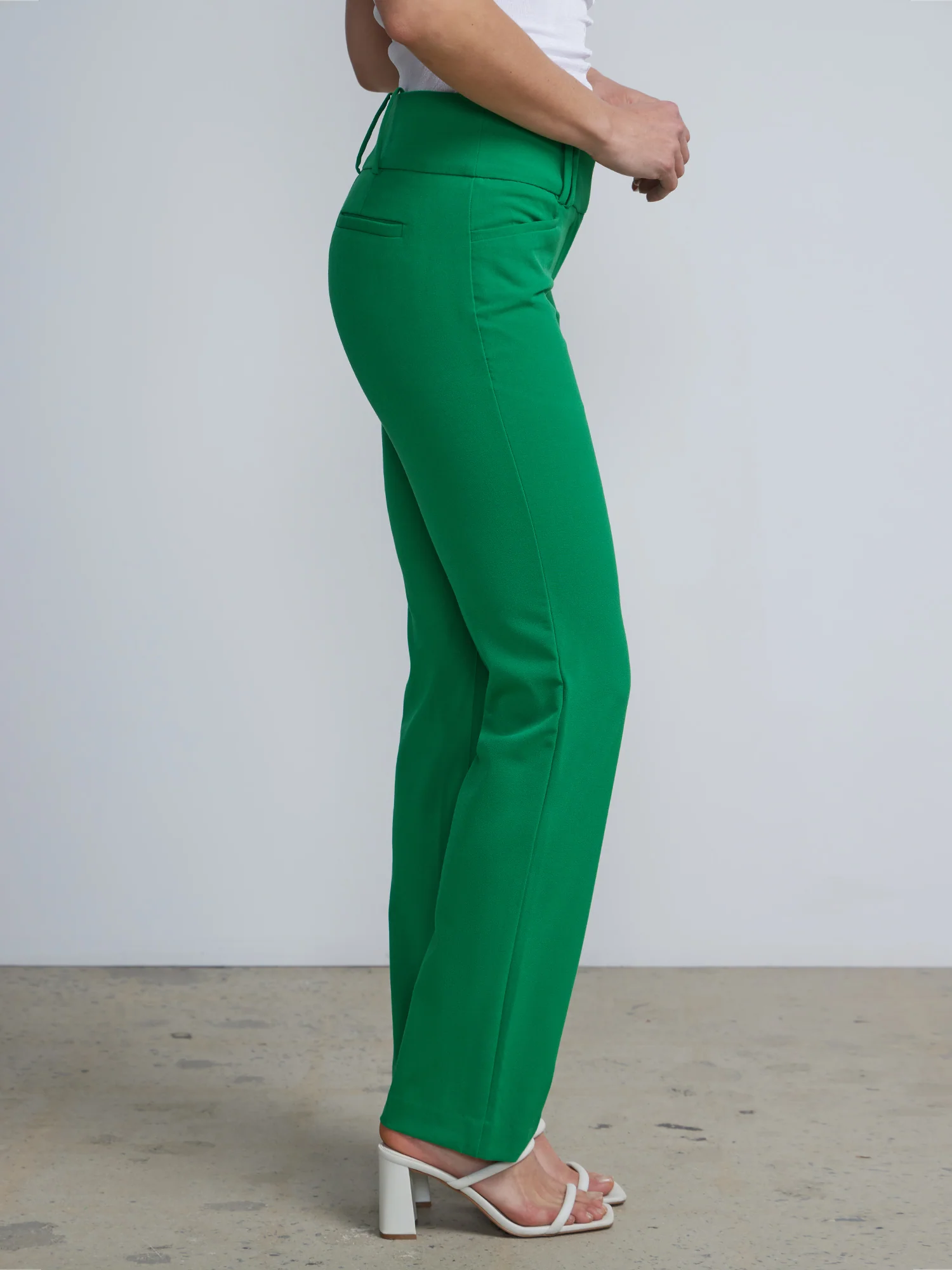 Petite High-Waisted Modern-Fit Straight-Leg Pant - Essential Stretch - Image 13
