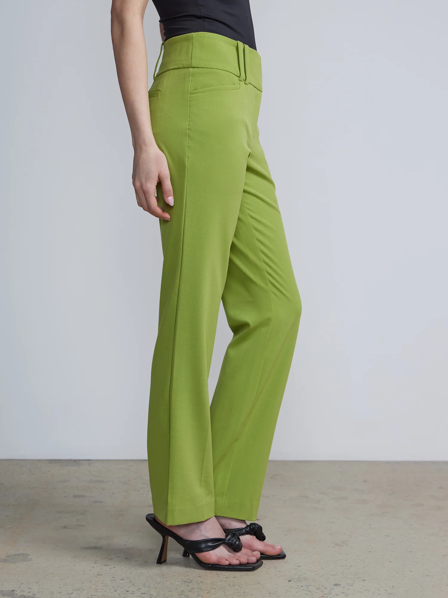 Petite High-Waisted Modern-Fit Straight-Leg Pant - Essential Stretch - Image 18