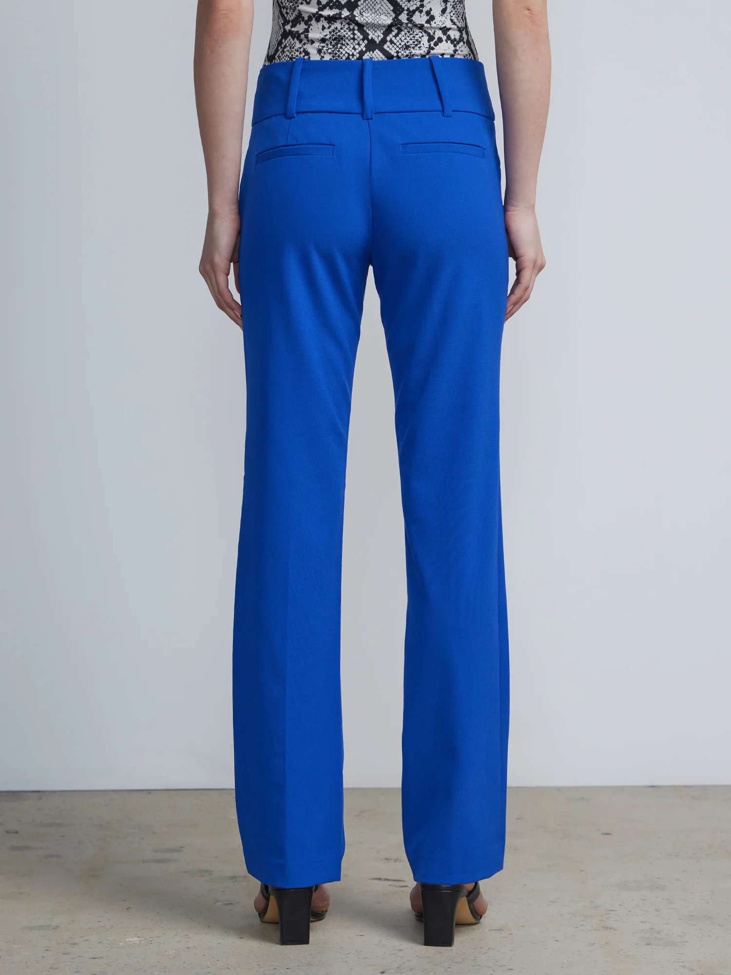 Petite High-Waisted Modern-Fit Straight-Leg Pant - Essential Stretch - Image 24