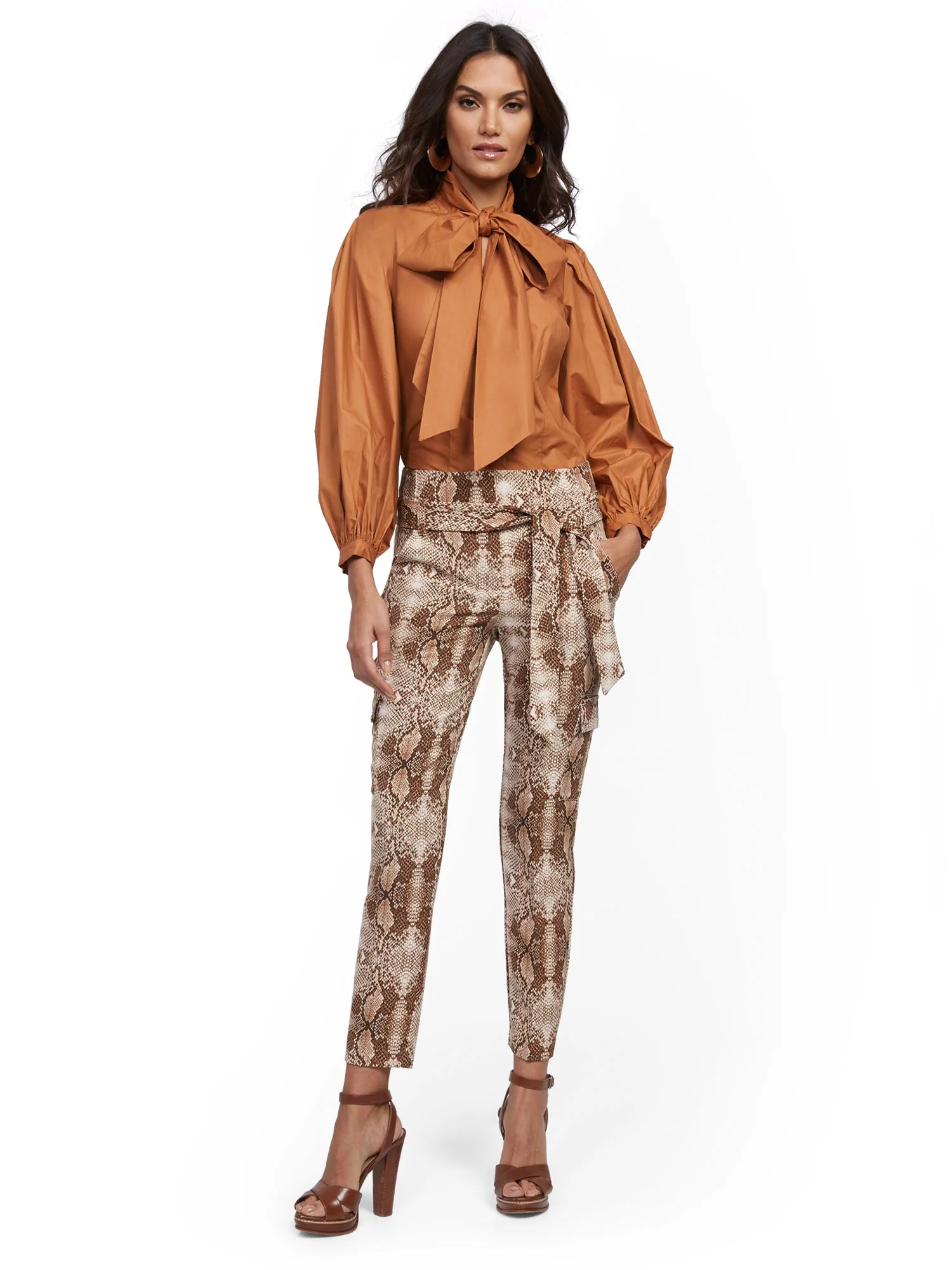 Petite Madie Cargo Pant - Snake-Print - 7th Avenue - Image 4