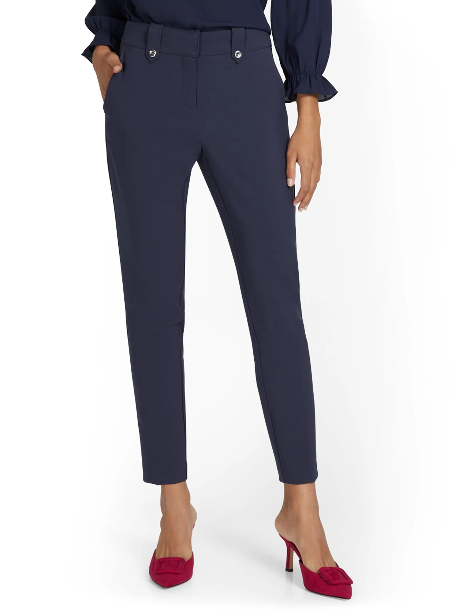 Petite Mid-Rise Ankle Pant - Premium Stretch - Image 6