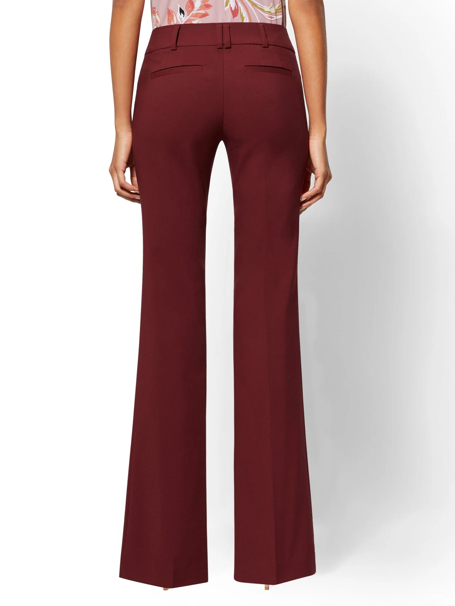Petite Mid-Rise Bootcut Pant - All-Season Stretch - 7th Avenue - Image 8
