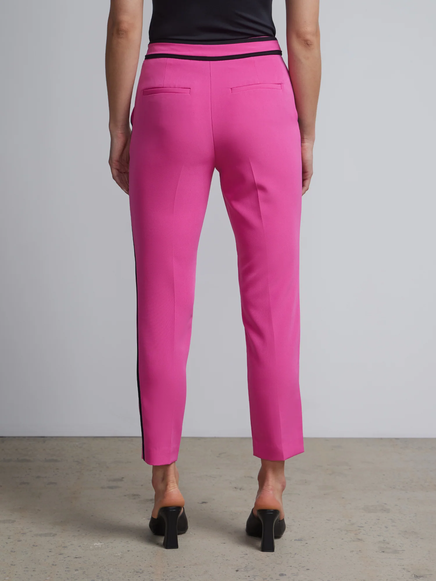 Petite Mid-Rise Side-Stripe Ankle Pant - Image 9