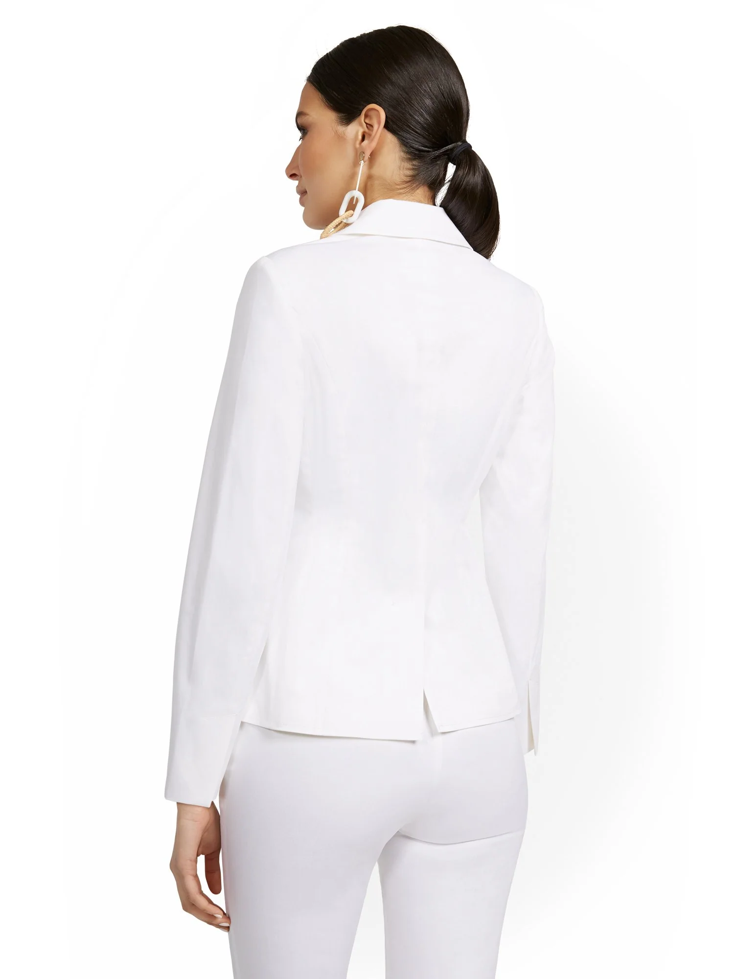 Petite One-Button Blazer - Image 3