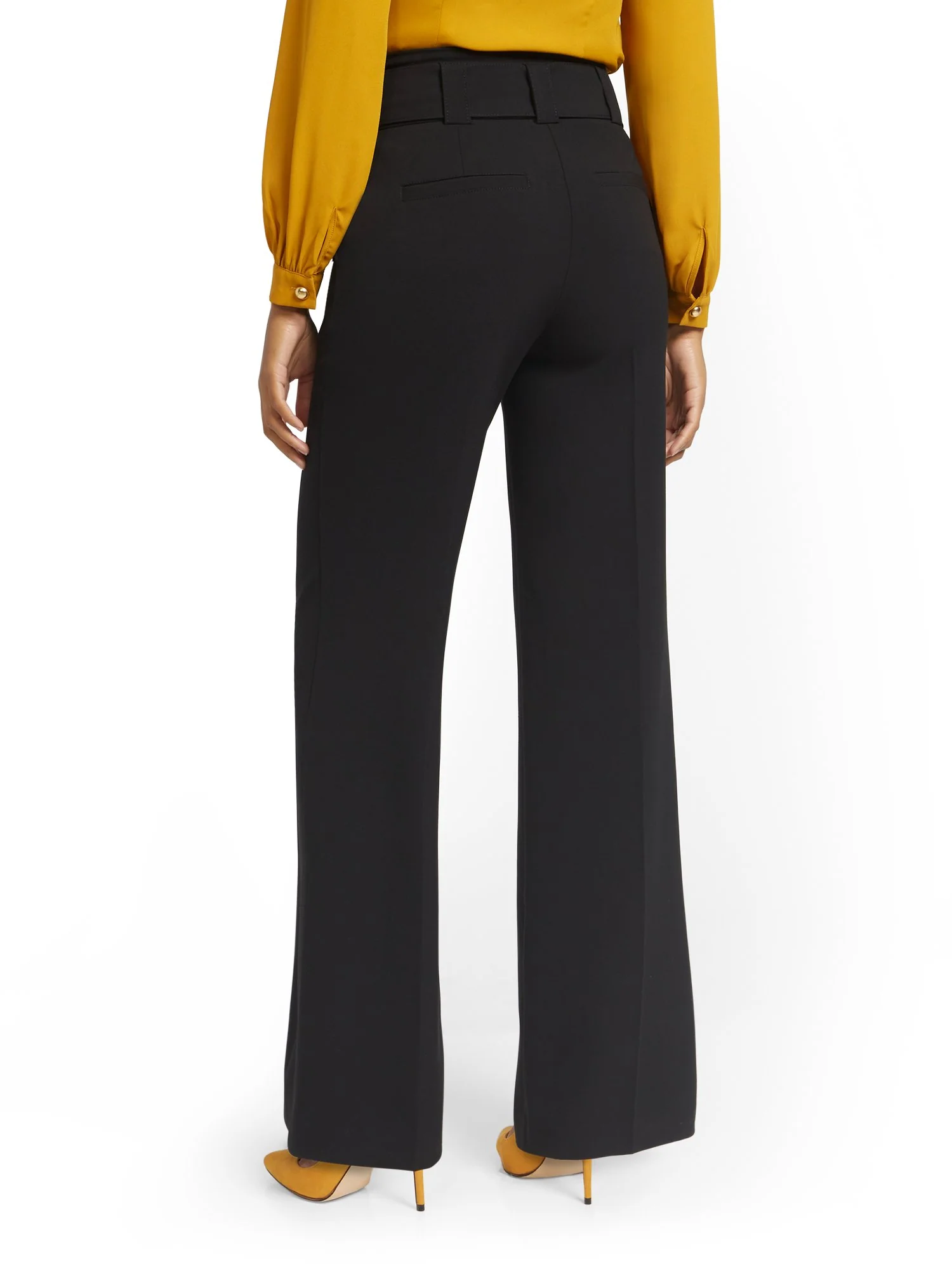 Petite Paperbag-Waist Wide-Leg Pant - 7th Avenue - Image 2