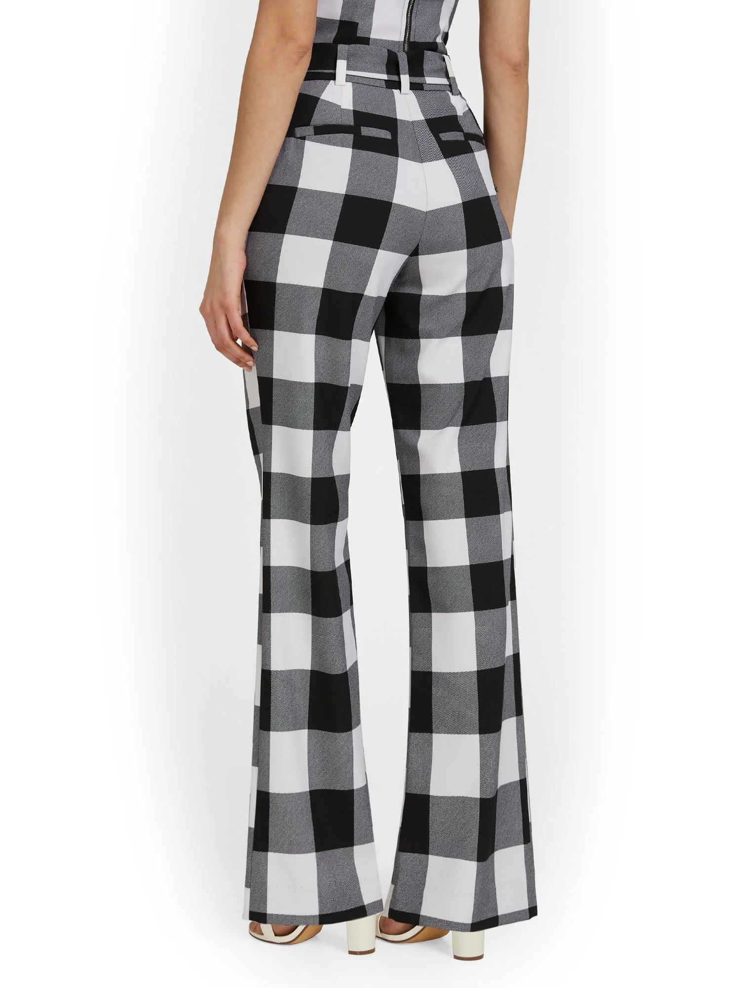 Petite Plaid Wide-Leg Pant - Image 3