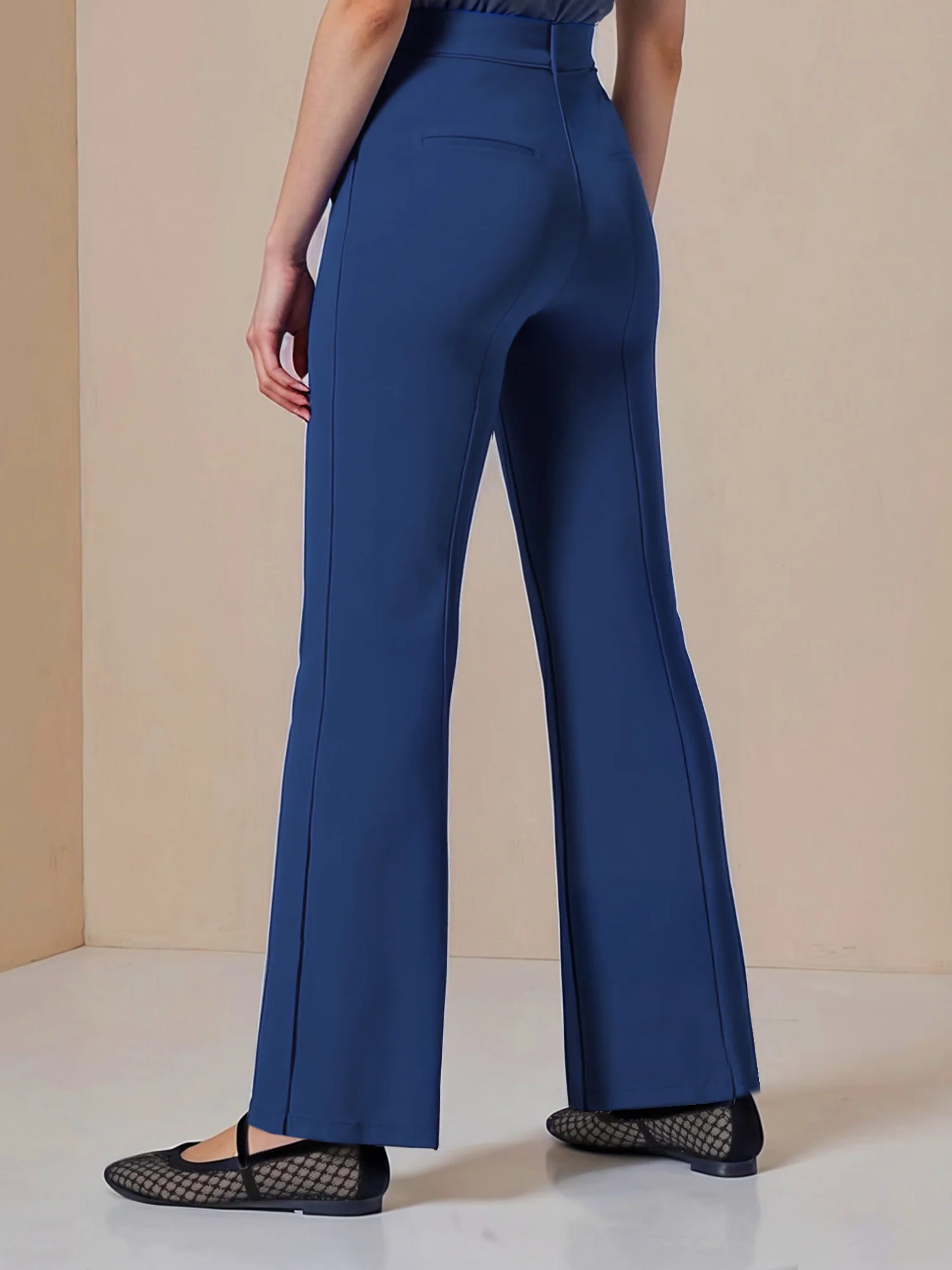 Petite Ponte Bootcut Mid Rise Pant - Image 4
