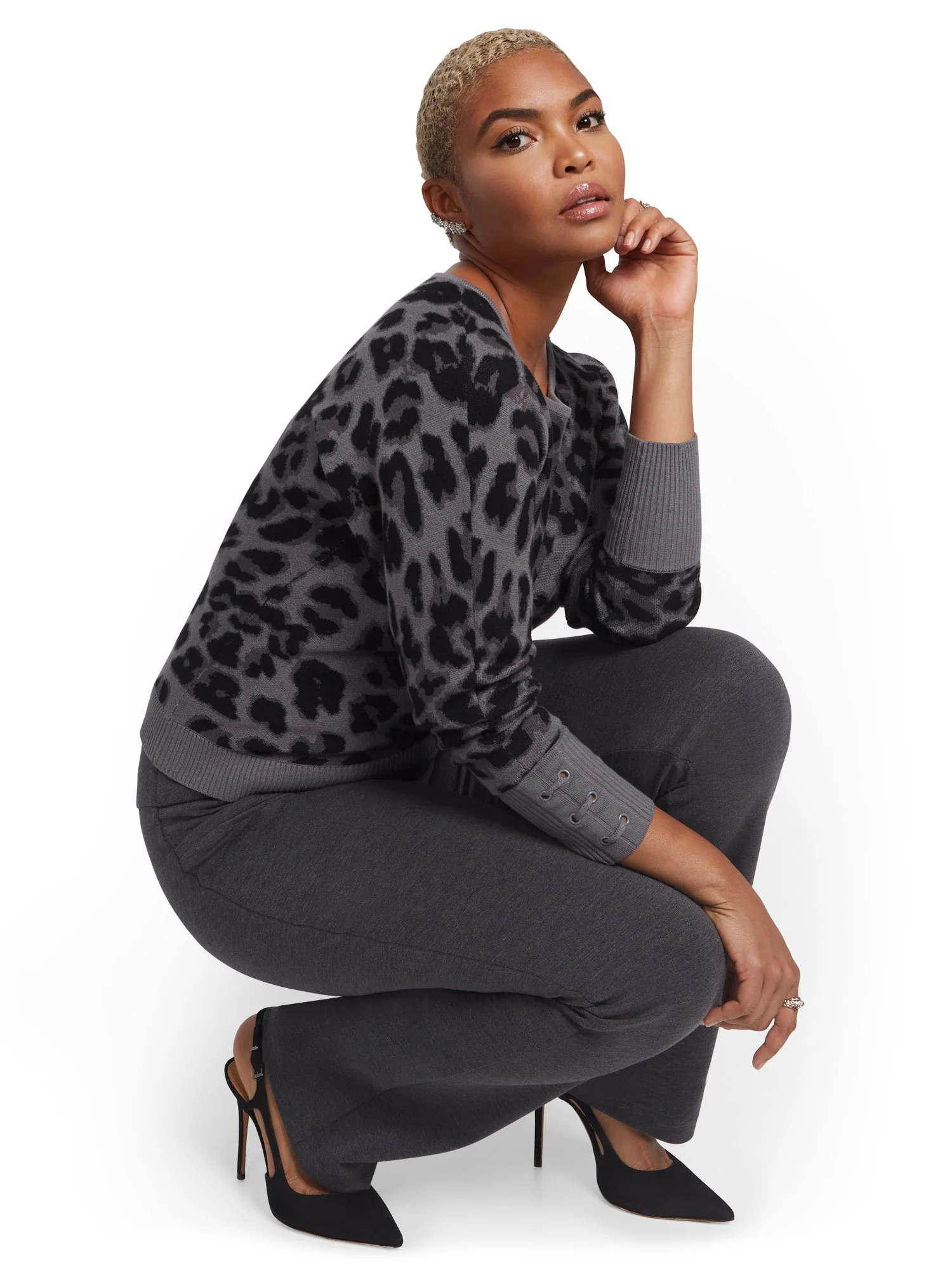 Petite Pull-On Bootcut Ponte Pant - Superflex - Image 5