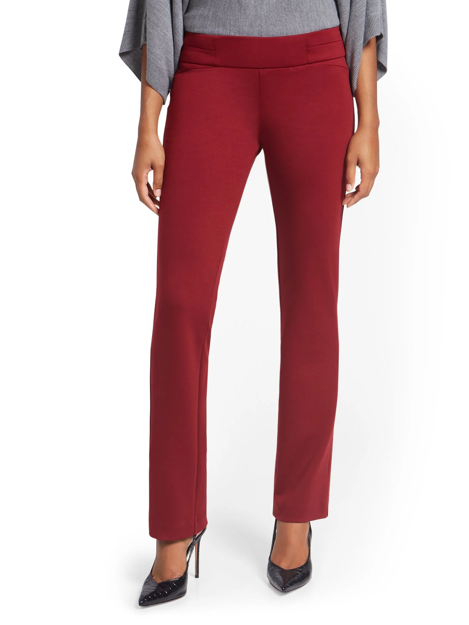 Petite Pull-On Straight-Leg Pant - Superflex - Image 9