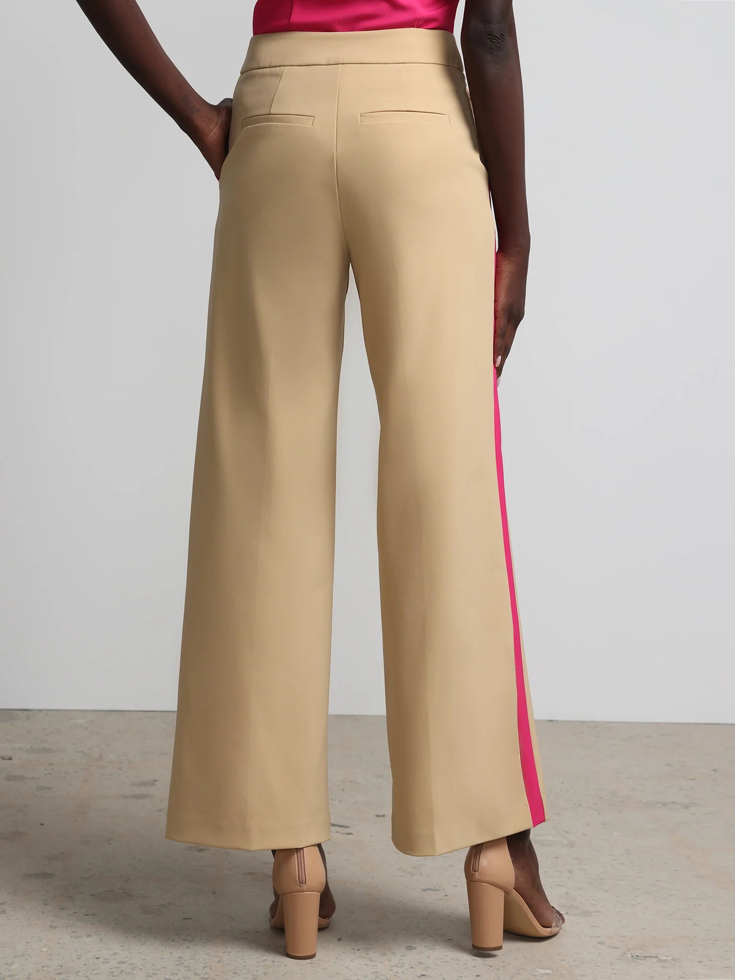 Petite Side-Piped Wide-Leg Pant - Image 4