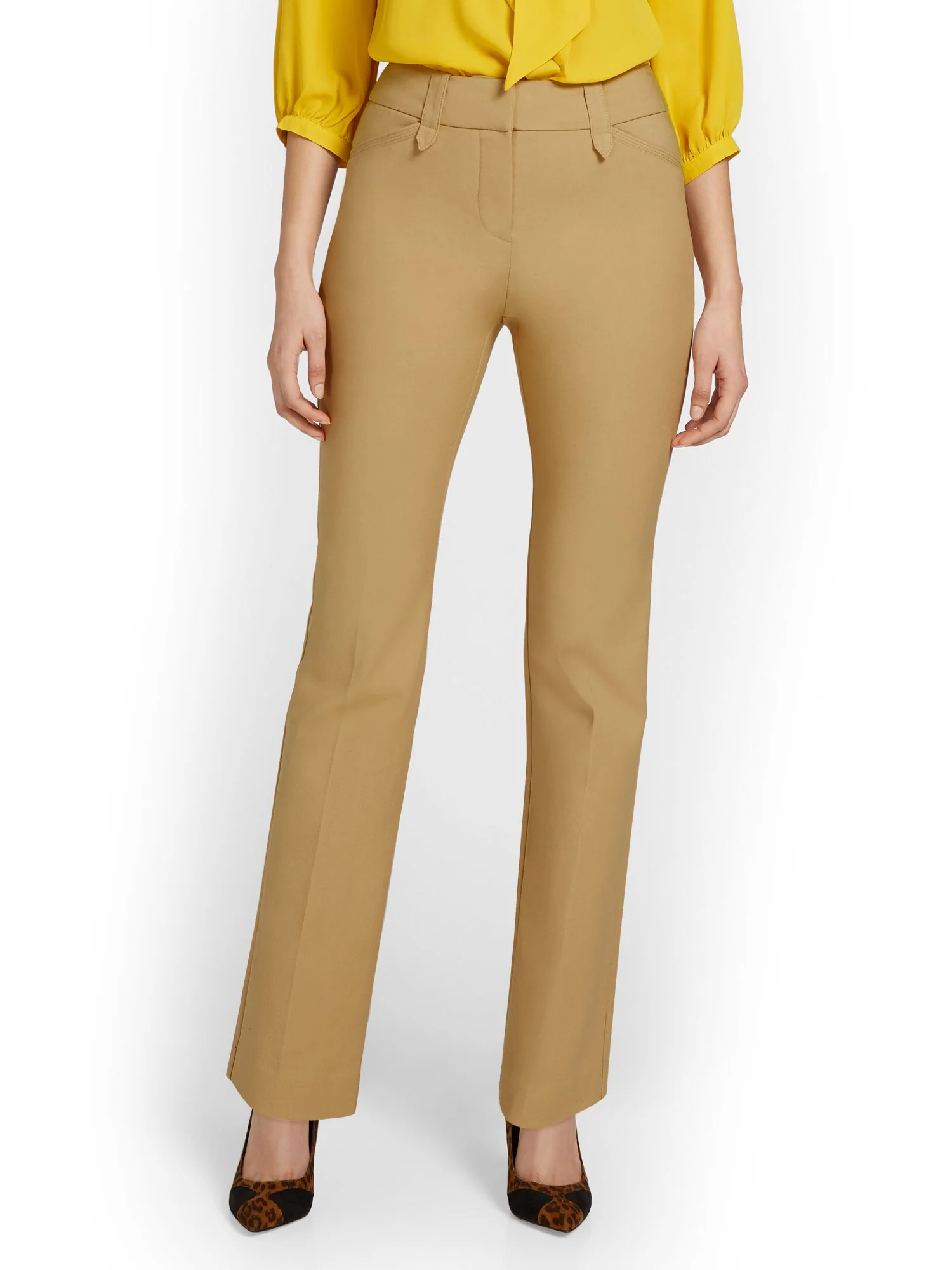 Petite Signature-Fit Straight-Leg Pant - All-Season Stretch - Image 10
