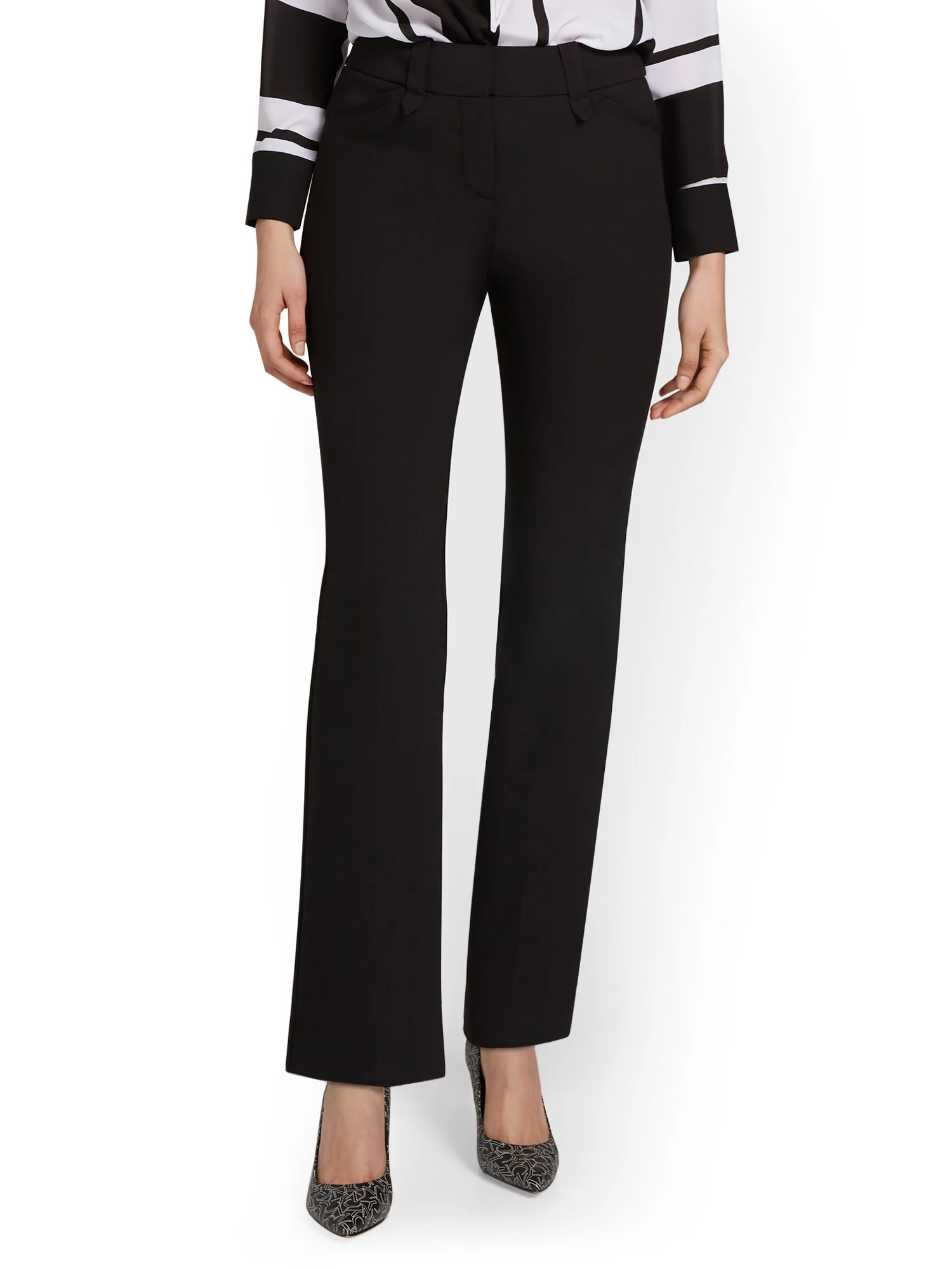 Petite Signature-Fit Straight-Leg Pant - All-Season Stretch - Image 2